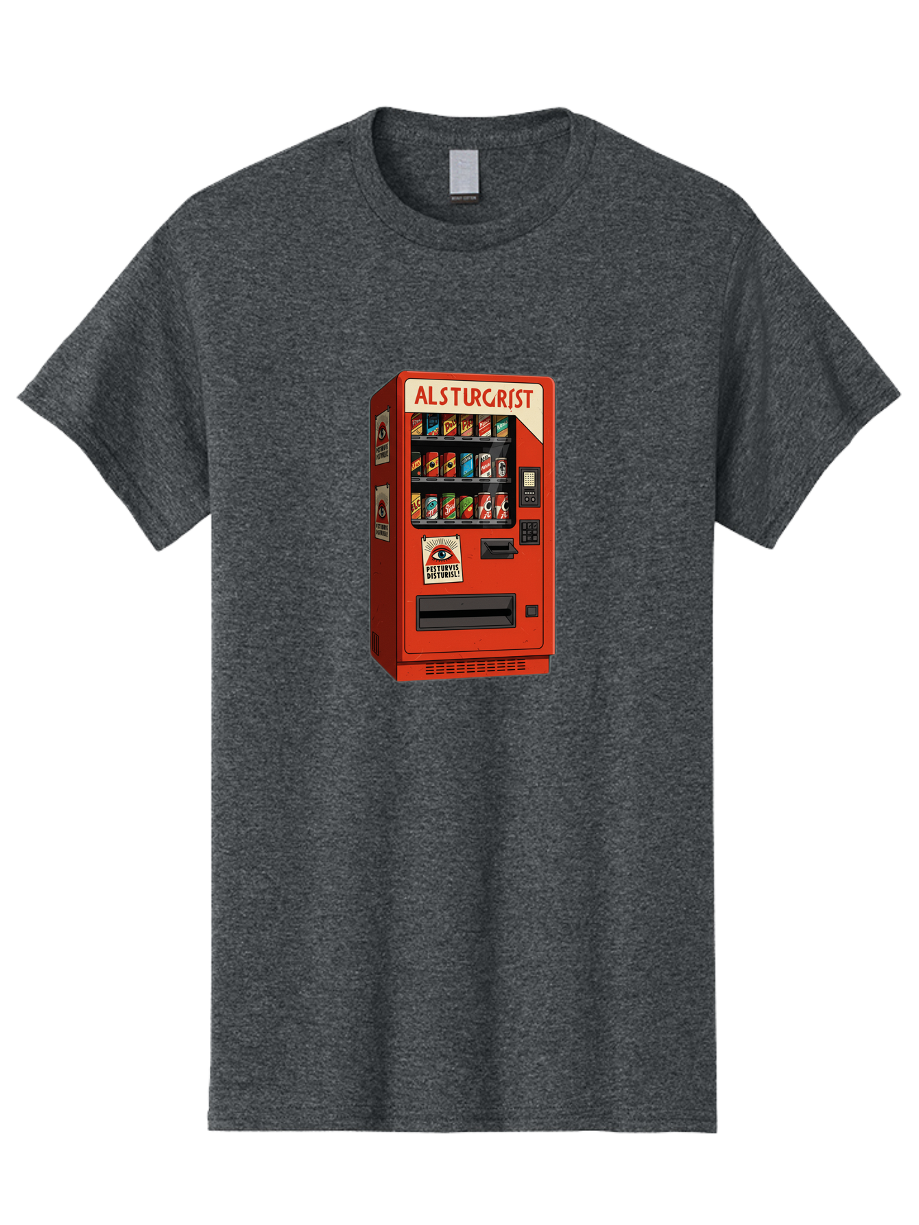 Alsturgrist-Vending-Machine Men'S Graphic Tee, 100% Cotton, Comfortable Casual Summer Wear, Machine Washable, Vintage Camera, Old Camera, Antique Camera, Black Camera, Classic Photography, Photography Equipment, Nostalgic Device, Film Camera, Baj933