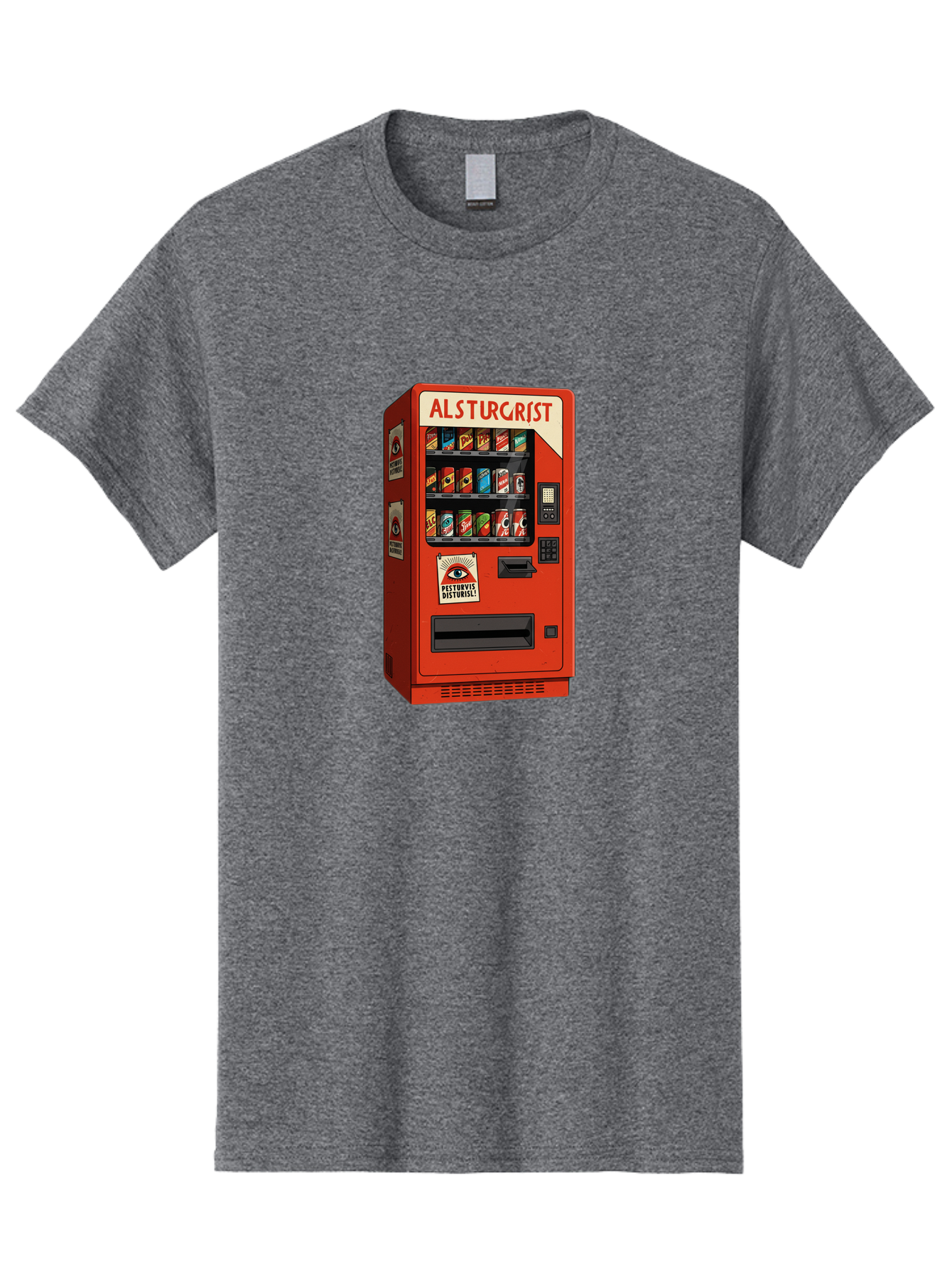 Alsturgrist-Vending-Machine Men'S Graphic Tee, 100% Cotton, Comfortable Casual Summer Wear, Machine Washable, Vintage Camera, Old Camera, Antique Camera, Black Camera, Classic Photography, Photography Equipment, Nostalgic Device, Film Camera, Baj933