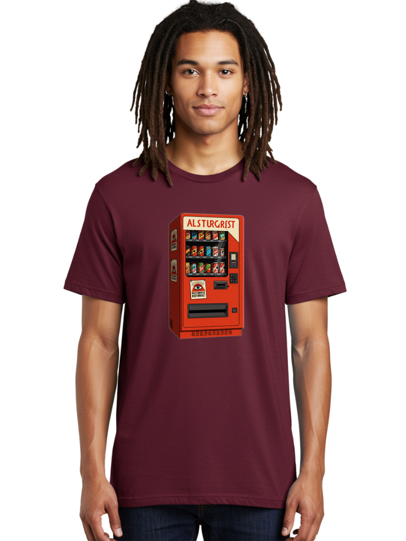 Alsturgrist-Vending-Machine Men'S Graphic Tee, 100% Cotton, Comfortable Casual Summer Wear, Machine Washable, Vintage Camera, Old Camera, Antique Camera, Black Camera, Classic Photography, Photography Equipment, Nostalgic Device, Film Camera, Baj933