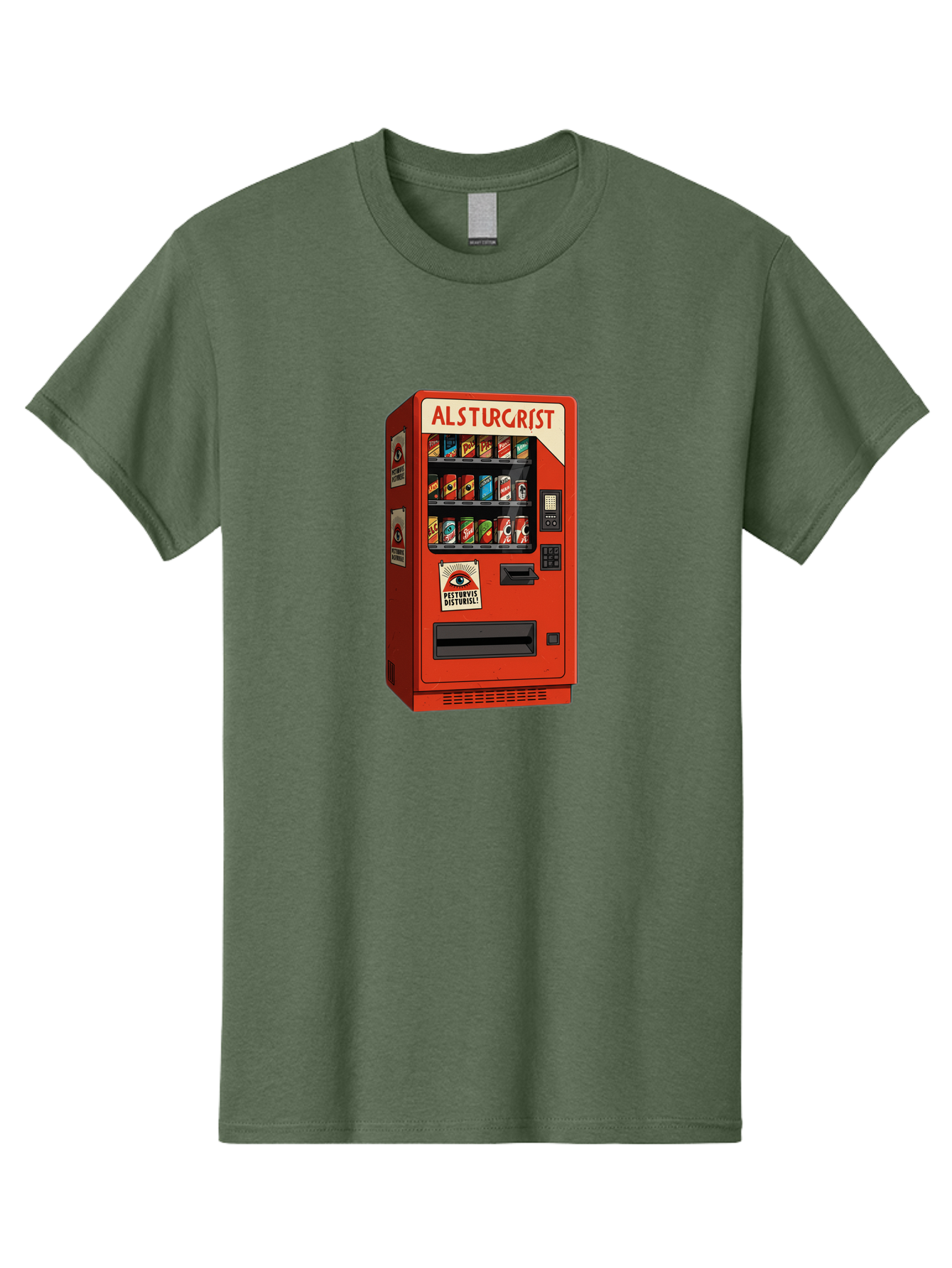 Alsturgrist-Vending-Machine Men'S Graphic Tee, 100% Cotton, Comfortable Casual Summer Wear, Machine Washable, Vintage Camera, Old Camera, Antique Camera, Black Camera, Classic Photography, Photography Equipment, Nostalgic Device, Film Camera, Baj933