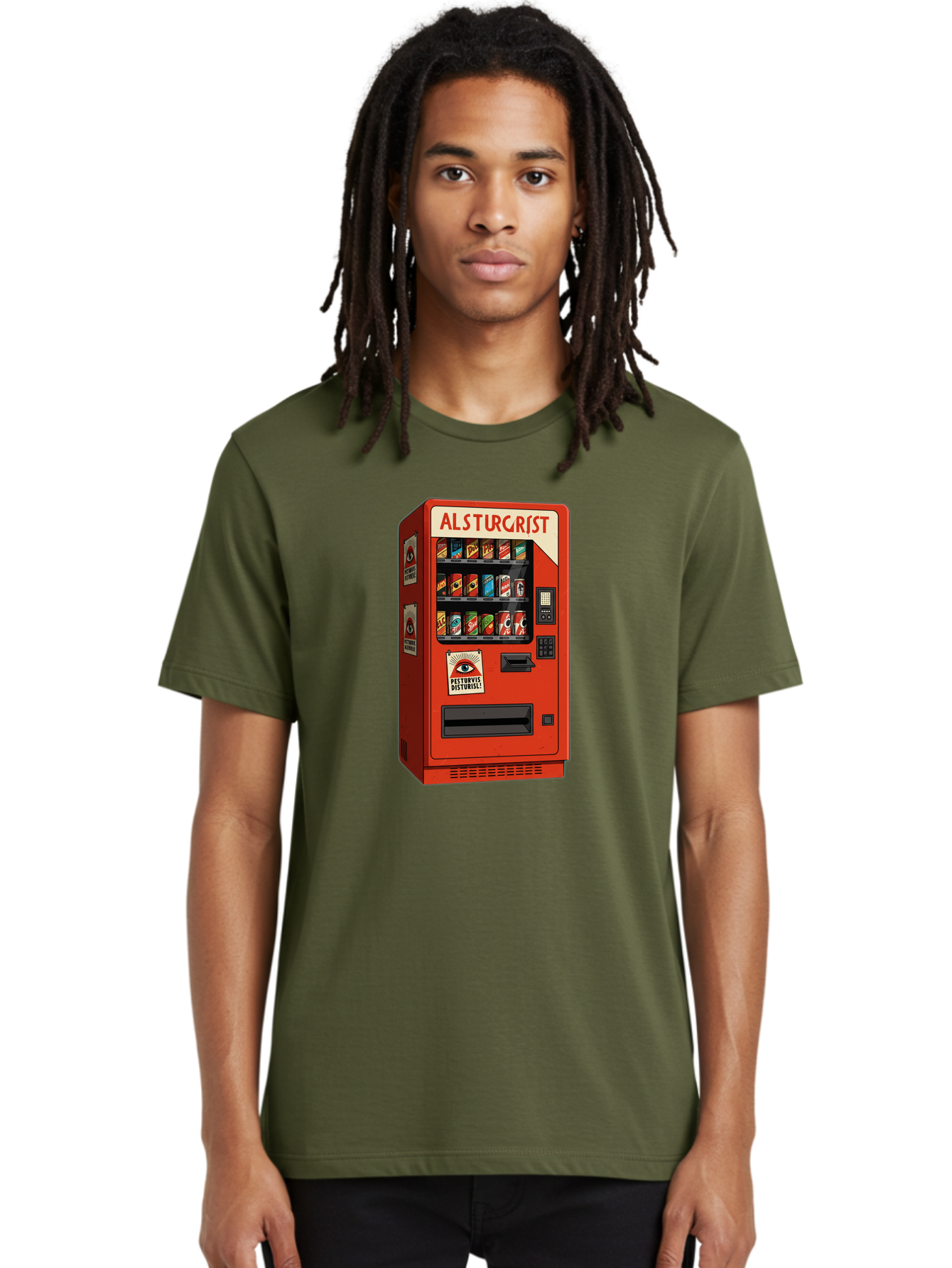 Alsturgrist-Vending-Machine Men'S Graphic Tee, 100% Cotton, Comfortable Casual Summer Wear, Machine Washable, Vintage Camera, Old Camera, Antique Camera, Black Camera, Classic Photography, Photography Equipment, Nostalgic Device, Film Camera, Baj933