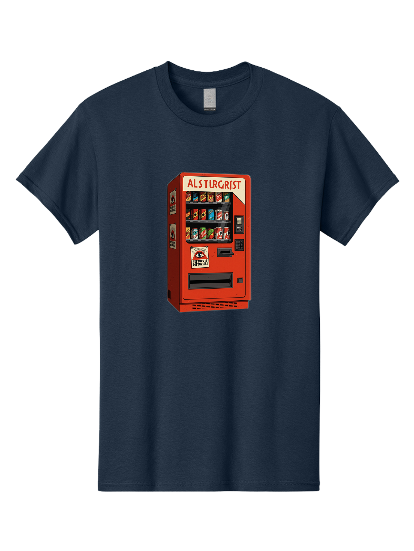 Alsturgrist-Vending-Machine Men'S Graphic Tee, 100% Cotton, Comfortable Casual Summer Wear, Machine Washable, Vintage Camera, Old Camera, Antique Camera, Black Camera, Classic Photography, Photography Equipment, Nostalgic Device, Film Camera, Baj933