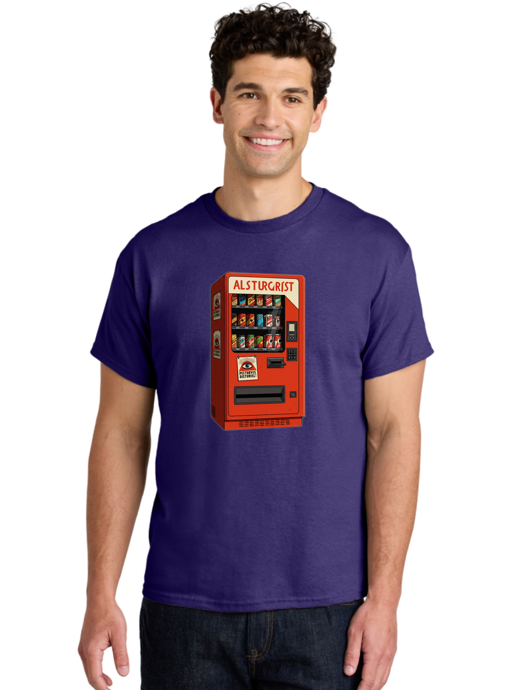 Alsturgrist-Vending-Machine Men'S Graphic Tee, 100% Cotton, Comfortable Casual Summer Wear, Machine Washable, Vintage Camera, Old Camera, Antique Camera, Black Camera, Classic Photography, Photography Equipment, Nostalgic Device, Film Camera, Baj933