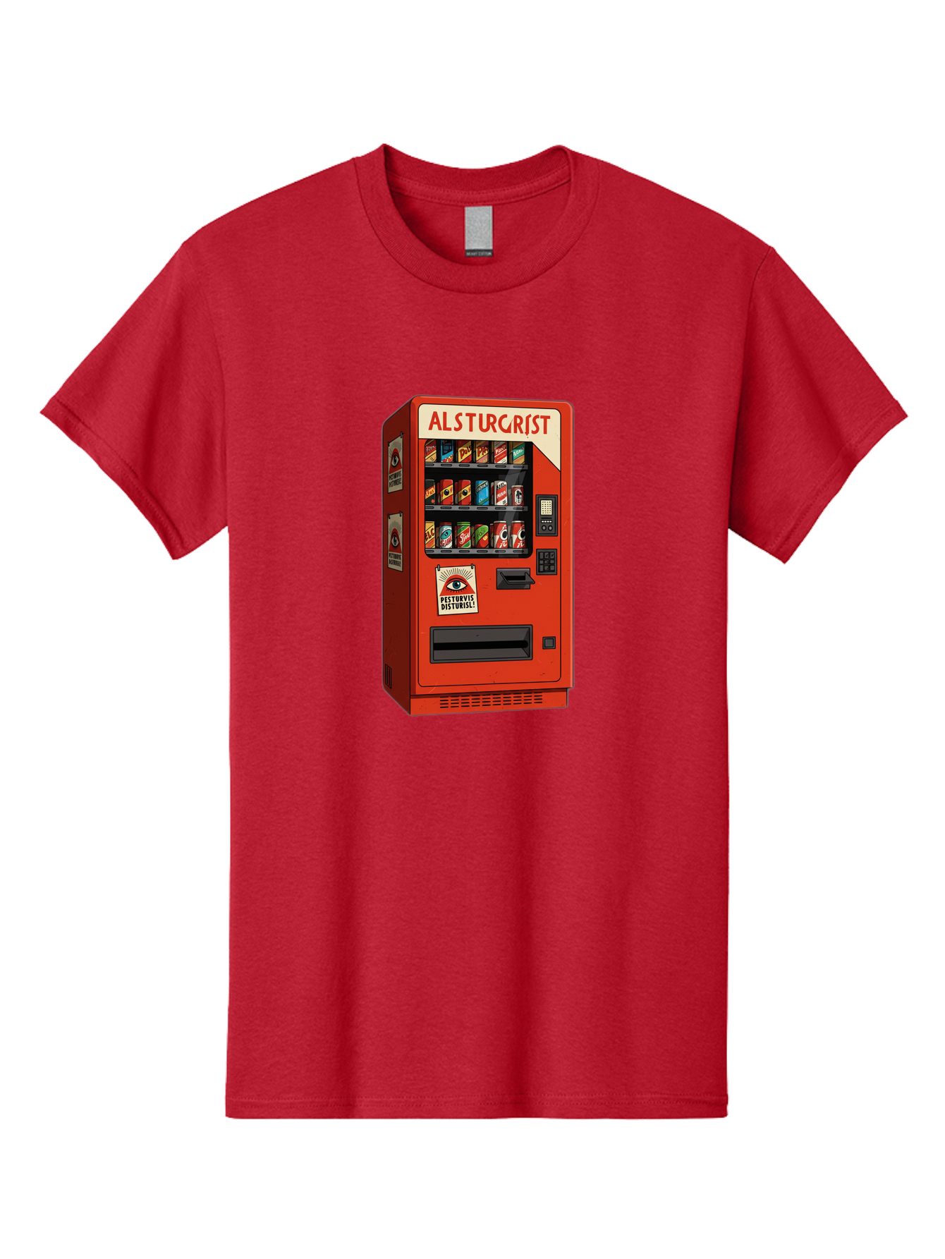 Alsturgrist-Vending-Machine Men'S Graphic Tee, 100% Cotton, Comfortable Casual Summer Wear, Machine Washable, Vintage Camera, Old Camera, Antique Camera, Black Camera, Classic Photography, Photography Equipment, Nostalgic Device, Film Camera, Baj933