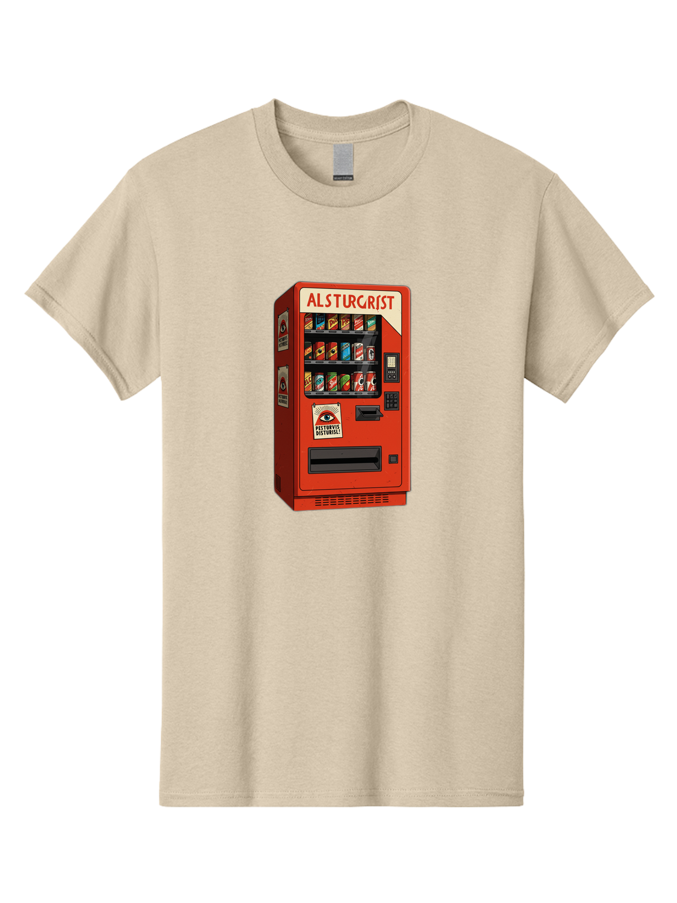 Alsturgrist-Vending-Machine Men'S Graphic Tee, 100% Cotton, Comfortable Casual Summer Wear, Machine Washable, Vintage Camera, Old Camera, Antique Camera, Black Camera, Classic Photography, Photography Equipment, Nostalgic Device, Film Camera, Baj933