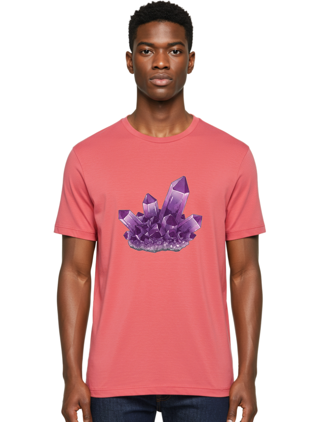 Amethyst-Cluster Men'S Graphic Tee, 100% Cotton, Comfortable Casual Summer Wear, Machine Washable, Vintage Camera, Old Camera, Antique Camera, Black Camera, Classic Photography, Photography Equipment, Nostalgic Device, Film Camera, Camera Art Baj934