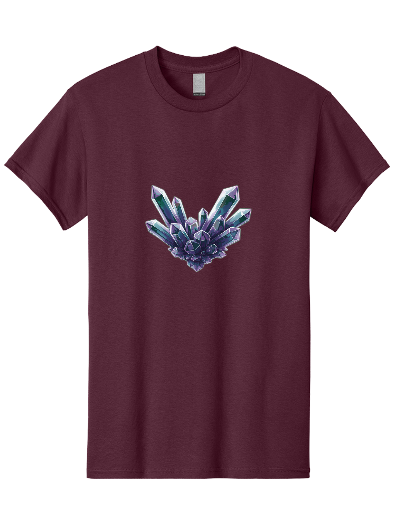 Amethyst-Crystal-Cluster-1 Men'S Graphic Tee, 100% Cotton, Comfortable Casual Summer Wear, Machine Washable, Vintage Camera, Old Camera, Antique Camera, Black Camera, Classic Photography, Photography Equipment, Nostalgic Device, Film Camera, Baj935