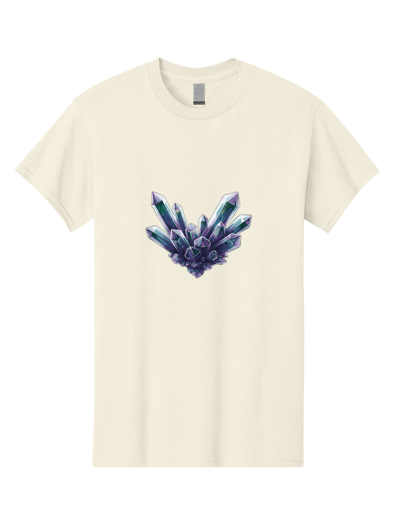 Amethyst-Crystal-Cluster-1 Men'S Graphic Tee, 100% Cotton, Comfortable Casual Summer Wear, Machine Washable, Vintage Camera, Old Camera, Antique Camera, Black Camera, Classic Photography, Photography Equipment, Nostalgic Device, Film Camera, Baj935