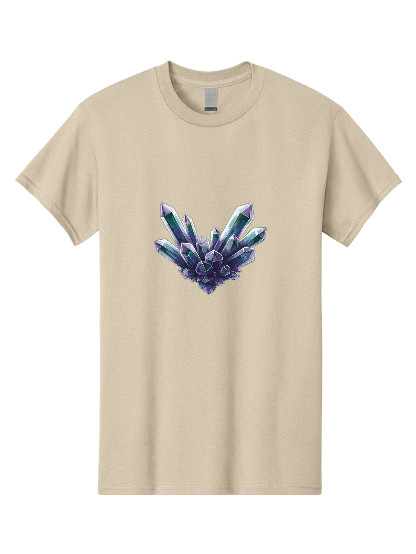 Amethyst-Crystal-Cluster-1 Men'S Graphic Tee, 100% Cotton, Comfortable Casual Summer Wear, Machine Washable, Vintage Camera, Old Camera, Antique Camera, Black Camera, Classic Photography, Photography Equipment, Nostalgic Device, Film Camera, Baj935