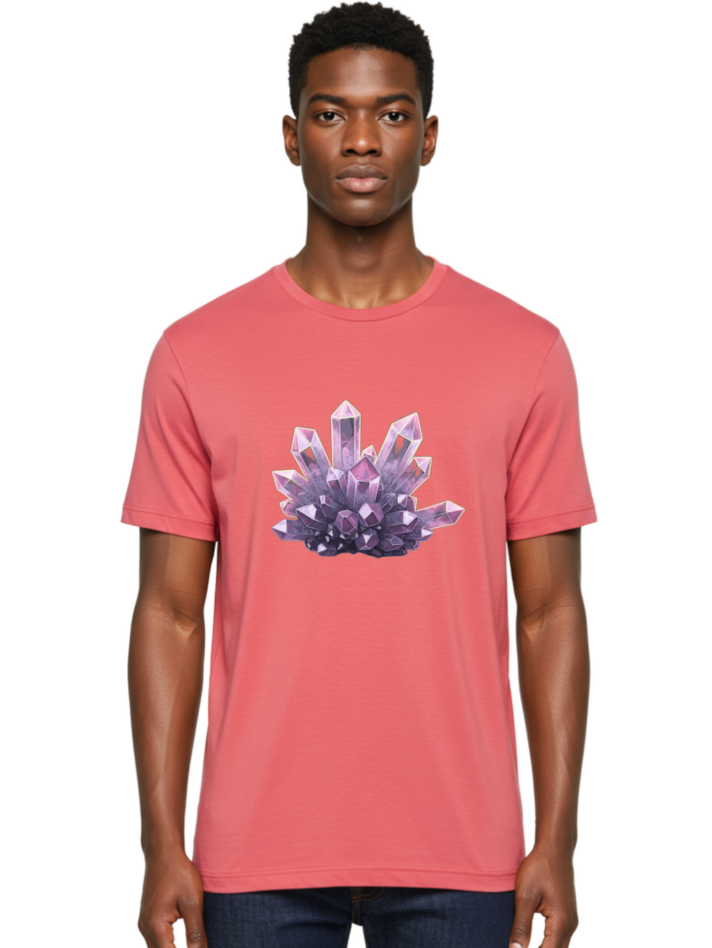Amethyst-Geode Men'S Graphic Tee, 100% Cotton, Comfortable Casual Summer Wear, Machine Washable, Vintage Camera, Old Camera, Antique Camera, Black Camera, Classic Photography, Photography Equipment, Nostalgic Device, Film Camera, Camera Art Baj938