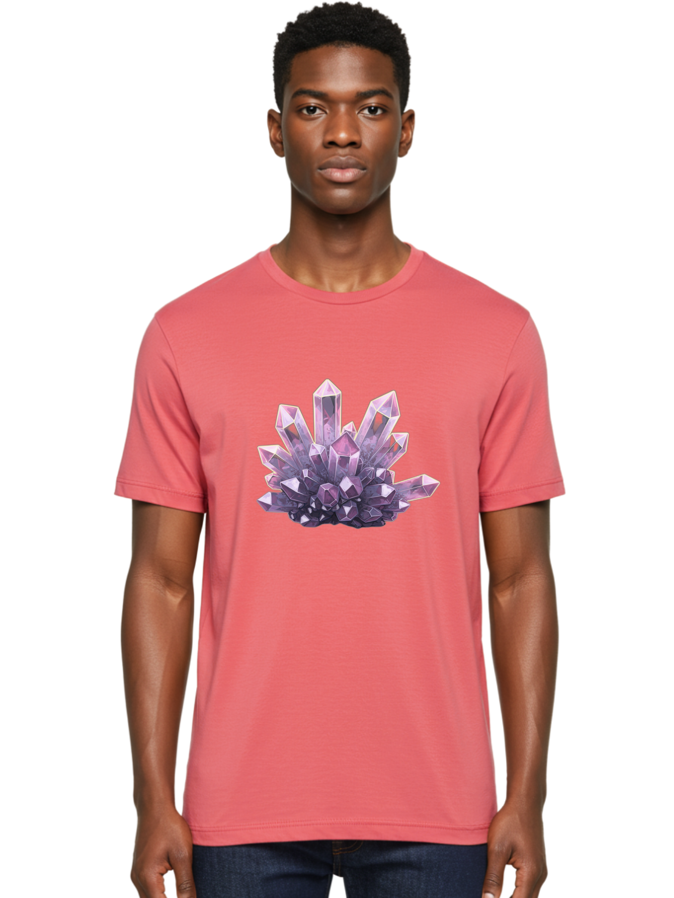 Amethyst-Geode Men'S Graphic Tee, 100% Cotton, Comfortable Casual Summer Wear, Machine Washable, Vintage Camera, Old Camera, Antique Camera, Black Camera, Classic Photography, Photography Equipment, Nostalgic Device, Film Camera, Camera Art Baj938