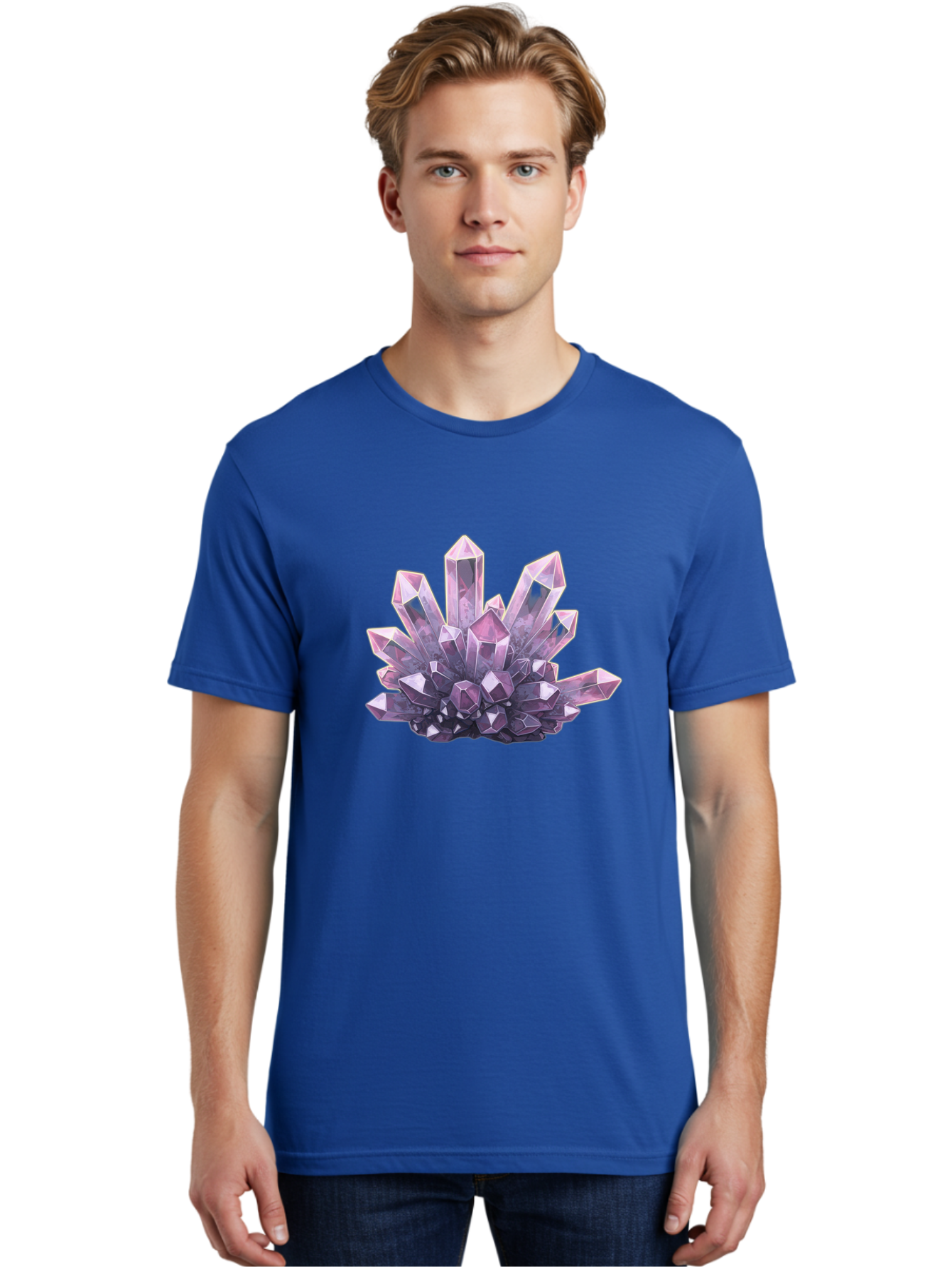 Amethyst-Geode Men'S Graphic Tee, 100% Cotton, Comfortable Casual Summer Wear, Machine Washable, Vintage Camera, Old Camera, Antique Camera, Black Camera, Classic Photography, Photography Equipment, Nostalgic Device, Film Camera, Camera Art Baj938