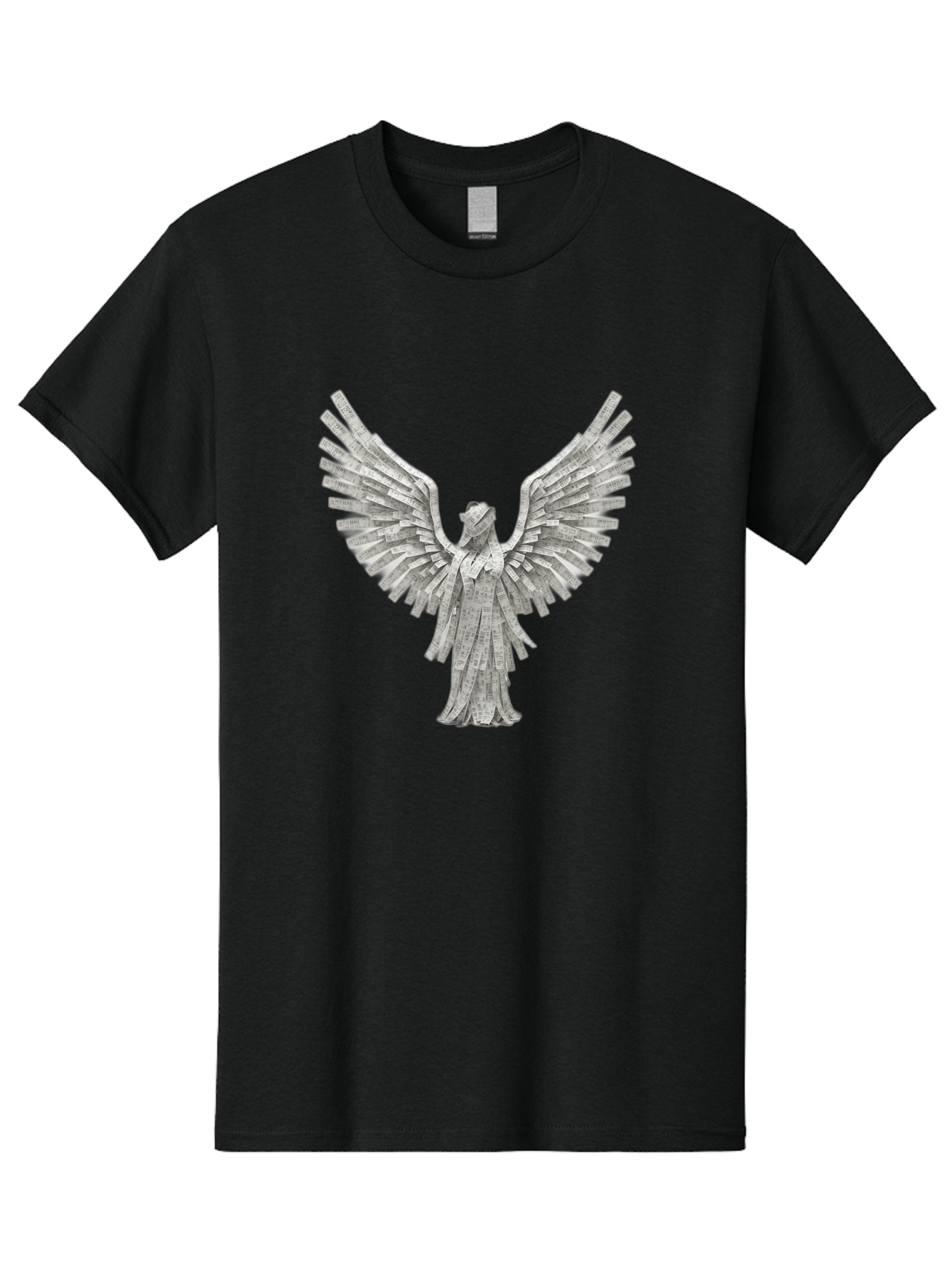 Angel-Origami-1 Men'S Graphic Tee, 100% Cotton, Comfortable Casual Summer Wear, Machine Washable, Vintage Camera, Old Camera, Antique Camera, Black Camera, Classic Photography, Photography Equipment, Nostalgic Device, Film Camera, Camera Art Baj939