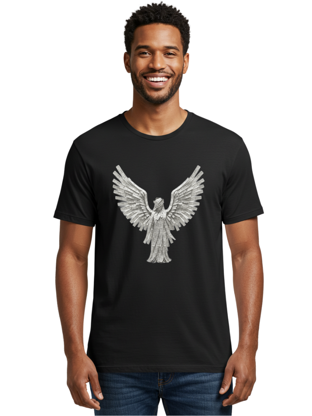 Angel-Origami-1 Men'S Graphic Tee, 100% Cotton, Comfortable Casual Summer Wear, Machine Washable, Vintage Camera, Old Camera, Antique Camera, Black Camera, Classic Photography, Photography Equipment, Nostalgic Device, Film Camera, Camera Art Baj939