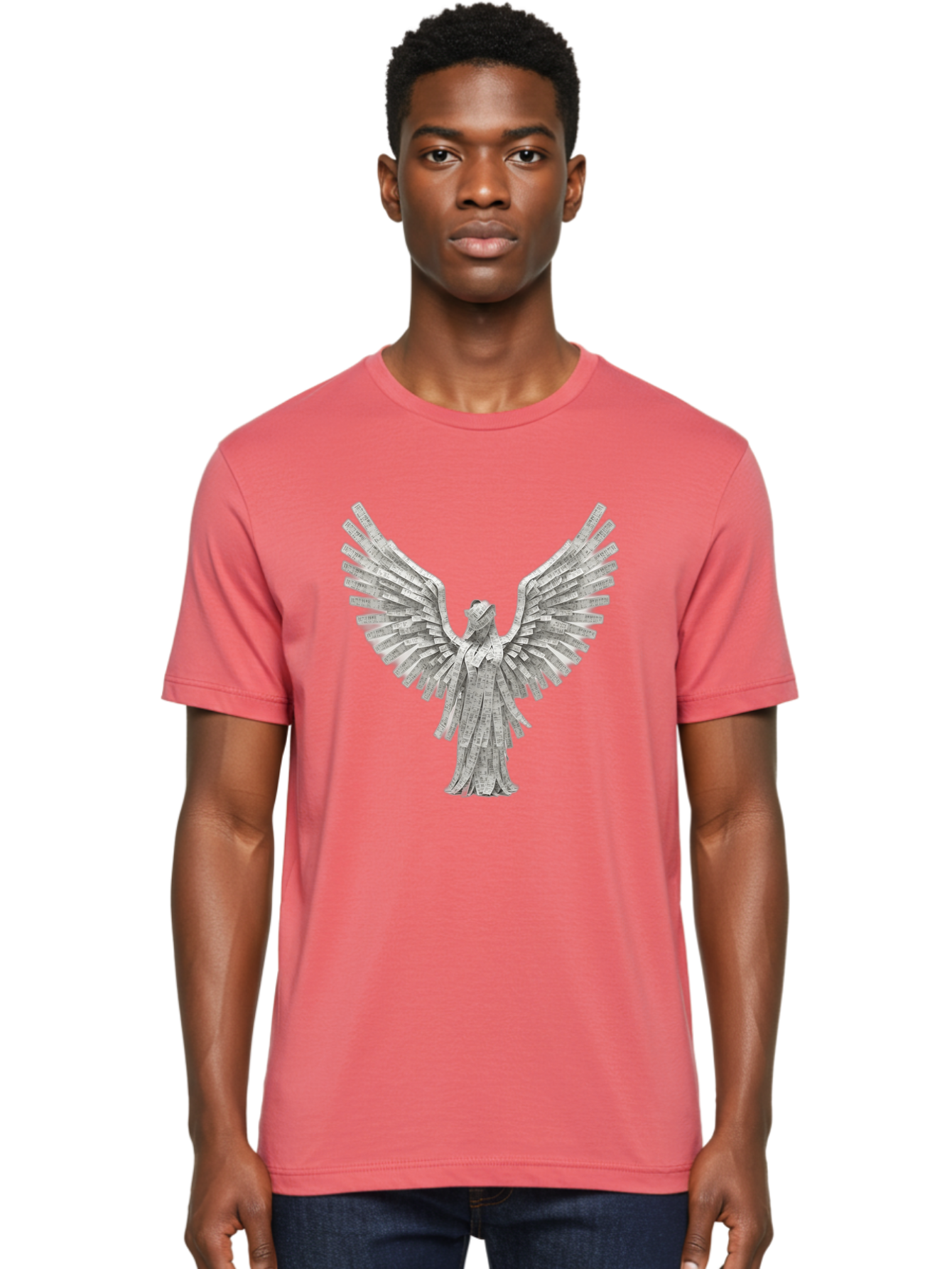 Angel-Origami-1 Men'S Graphic Tee, 100% Cotton, Comfortable Casual Summer Wear, Machine Washable, Vintage Camera, Old Camera, Antique Camera, Black Camera, Classic Photography, Photography Equipment, Nostalgic Device, Film Camera, Camera Art Baj939