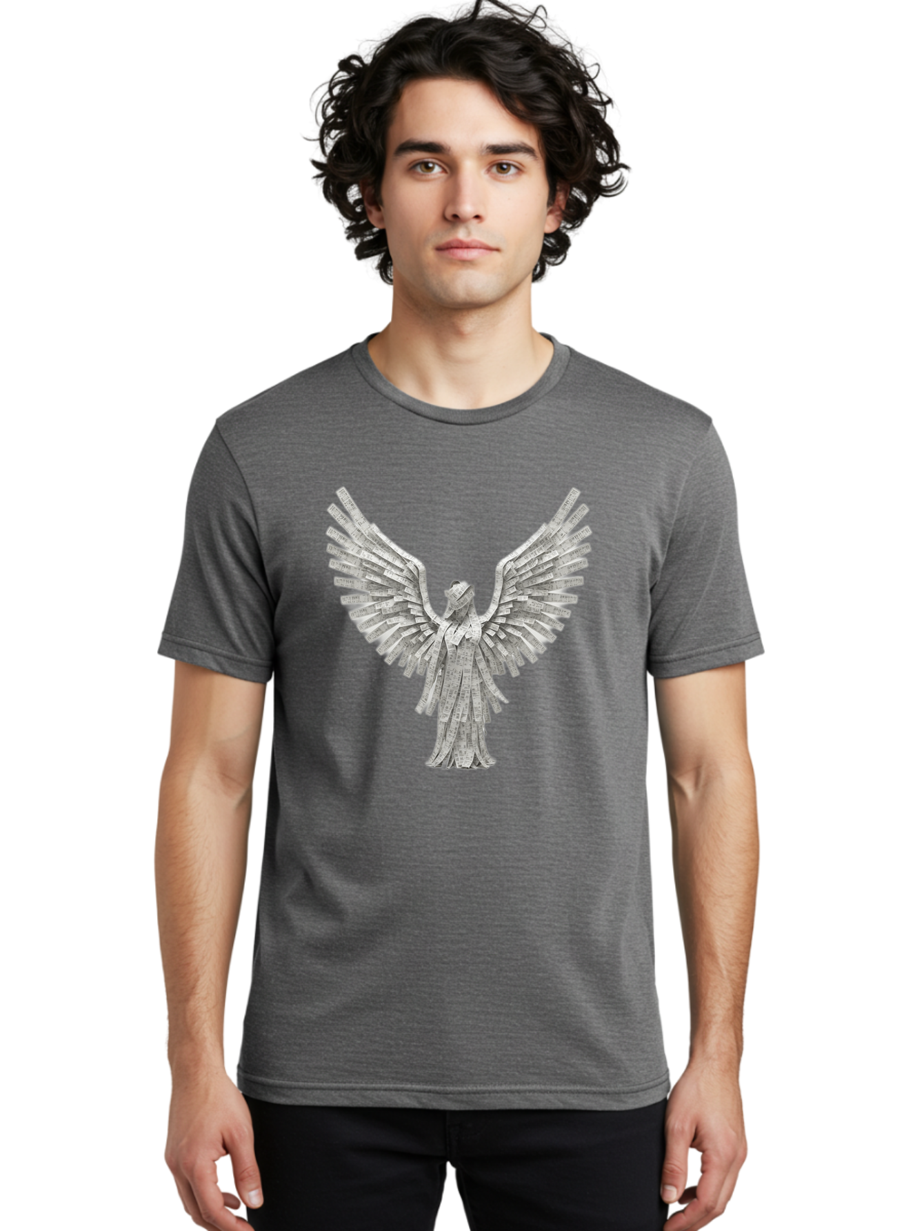 Angel-Origami-1 Men'S Graphic Tee, 100% Cotton, Comfortable Casual Summer Wear, Machine Washable, Vintage Camera, Old Camera, Antique Camera, Black Camera, Classic Photography, Photography Equipment, Nostalgic Device, Film Camera, Camera Art Baj939