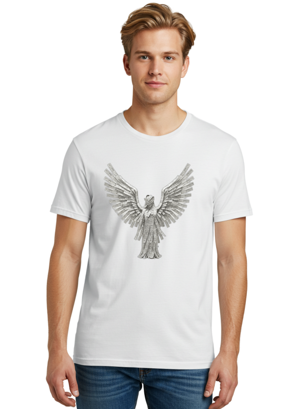 Angel-Origami-1 Men'S Graphic Tee, 100% Cotton, Comfortable Casual Summer Wear, Machine Washable, Vintage Camera, Old Camera, Antique Camera, Black Camera, Classic Photography, Photography Equipment, Nostalgic Device, Film Camera, Camera Art Baj939