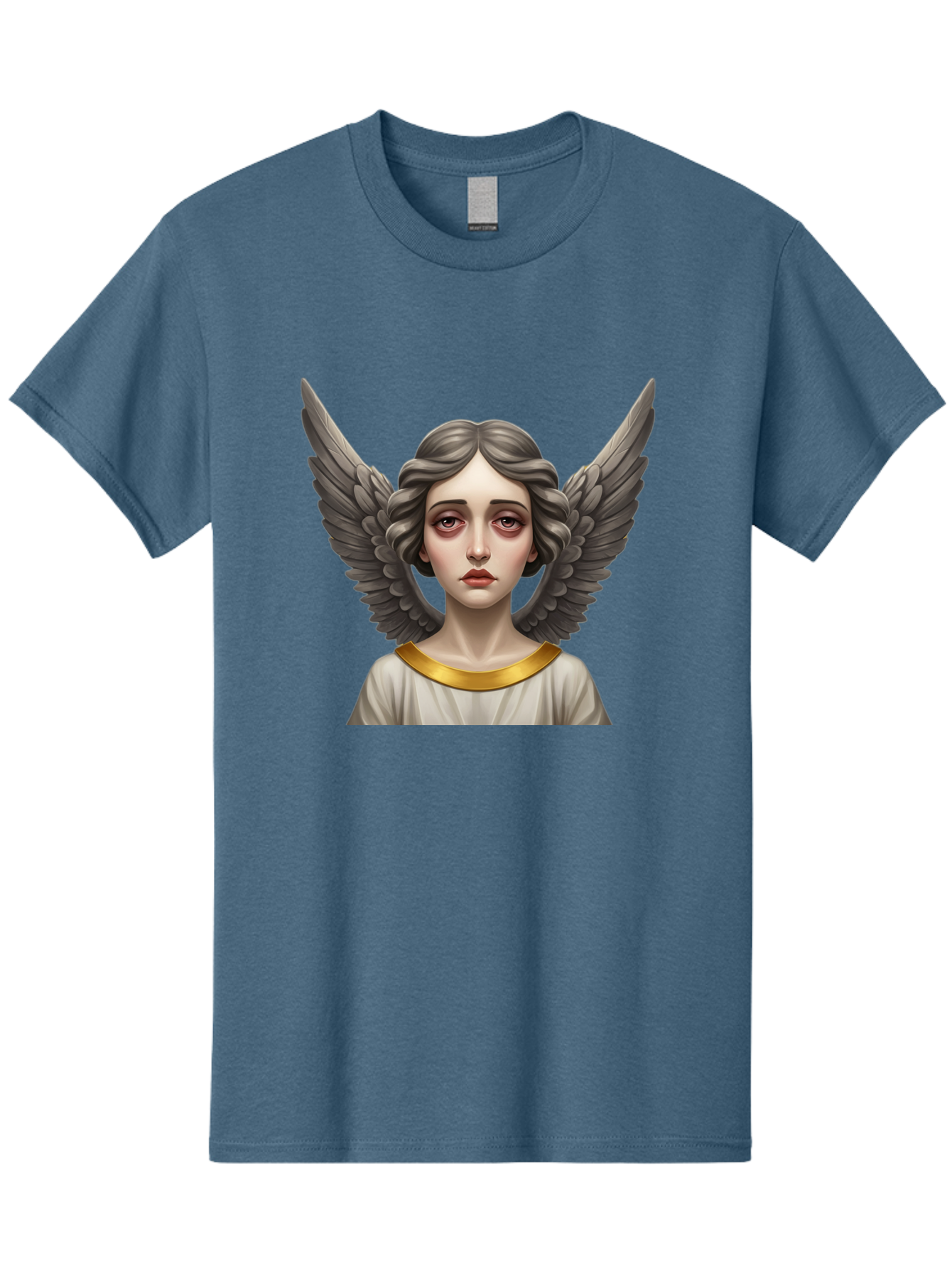 Angel-Portrait Men'S Graphic Tee, 100% Cotton, Comfortable Casual Summer Wear, Machine Washable, Vintage Camera, Old Camera, Antique Camera, Black Camera, Classic Photography, Photography Equipment, Nostalgic Device, Film Camera, Camera Art Baj942