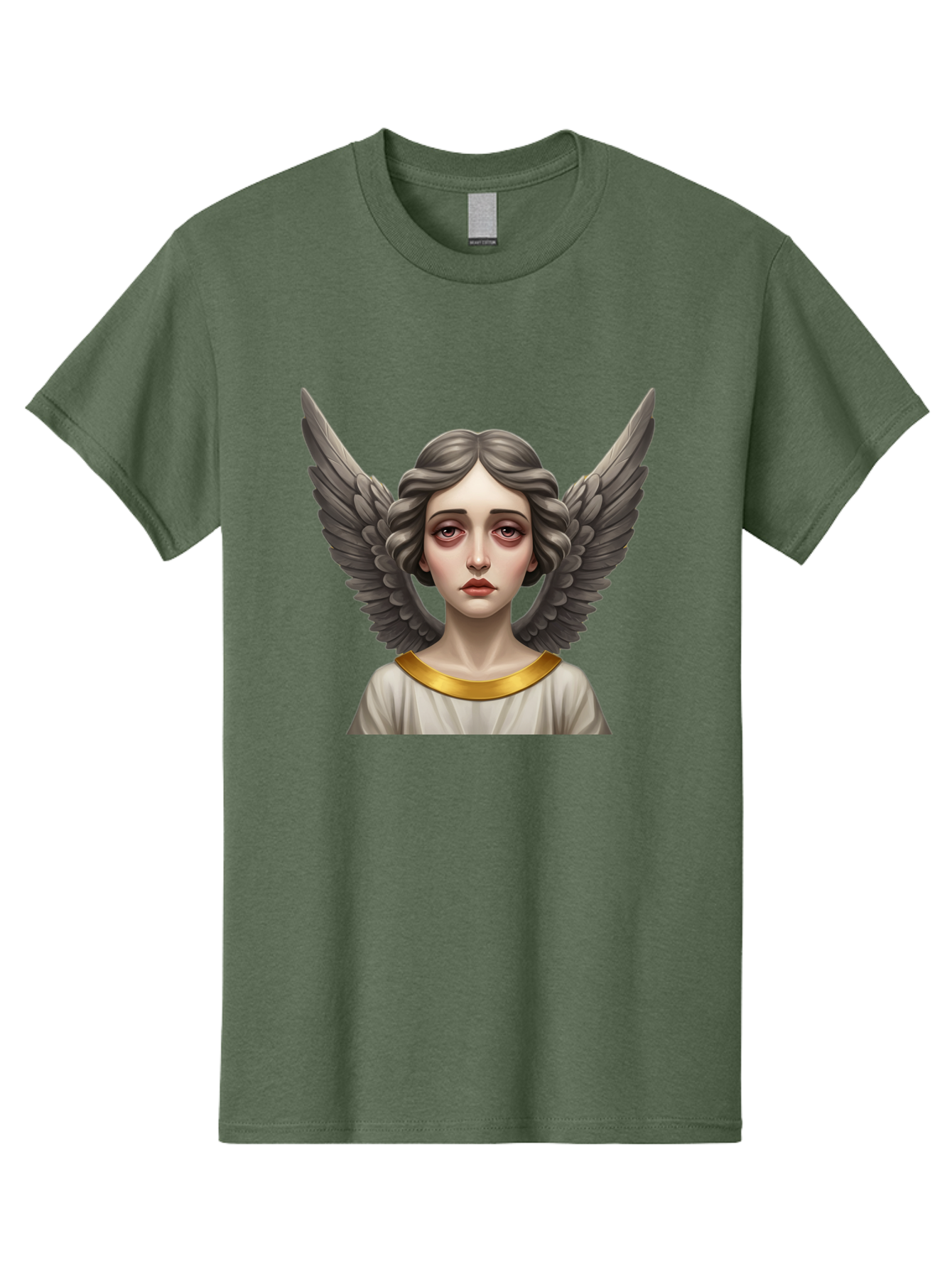 Angel-Portrait Men'S Graphic Tee, 100% Cotton, Comfortable Casual Summer Wear, Machine Washable, Vintage Camera, Old Camera, Antique Camera, Black Camera, Classic Photography, Photography Equipment, Nostalgic Device, Film Camera, Camera Art Baj942
