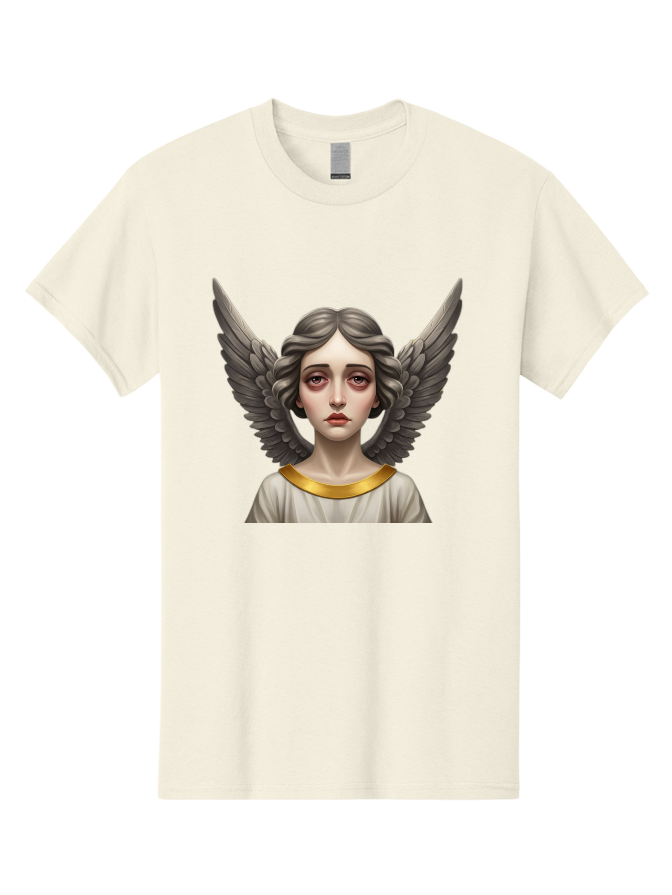 Angel-Portrait Men'S Graphic Tee, 100% Cotton, Comfortable Casual Summer Wear, Machine Washable, Vintage Camera, Old Camera, Antique Camera, Black Camera, Classic Photography, Photography Equipment, Nostalgic Device, Film Camera, Camera Art Baj942