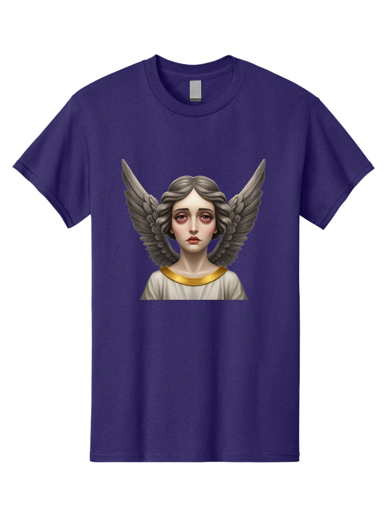 Angel-Portrait Men'S Graphic Tee, 100% Cotton, Comfortable Casual Summer Wear, Machine Washable, Vintage Camera, Old Camera, Antique Camera, Black Camera, Classic Photography, Photography Equipment, Nostalgic Device, Film Camera, Camera Art Baj942