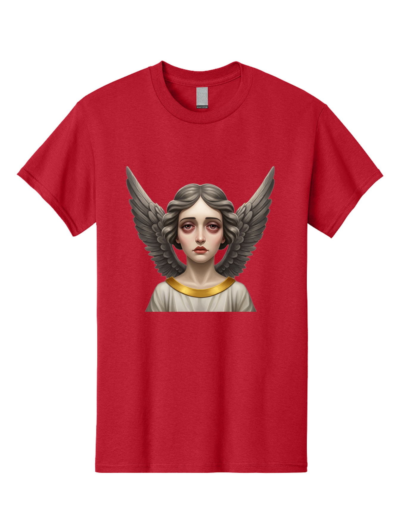 Angel-Portrait Men'S Graphic Tee, 100% Cotton, Comfortable Casual Summer Wear, Machine Washable, Vintage Camera, Old Camera, Antique Camera, Black Camera, Classic Photography, Photography Equipment, Nostalgic Device, Film Camera, Camera Art Baj942