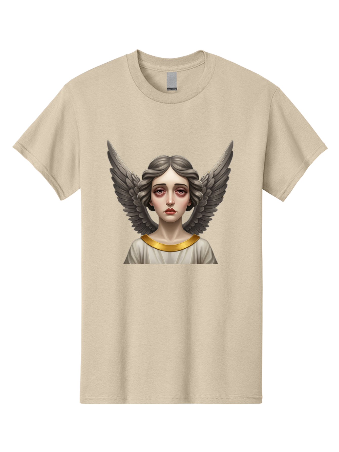 Angel-Portrait Men'S Graphic Tee, 100% Cotton, Comfortable Casual Summer Wear, Machine Washable, Vintage Camera, Old Camera, Antique Camera, Black Camera, Classic Photography, Photography Equipment, Nostalgic Device, Film Camera, Camera Art Baj942