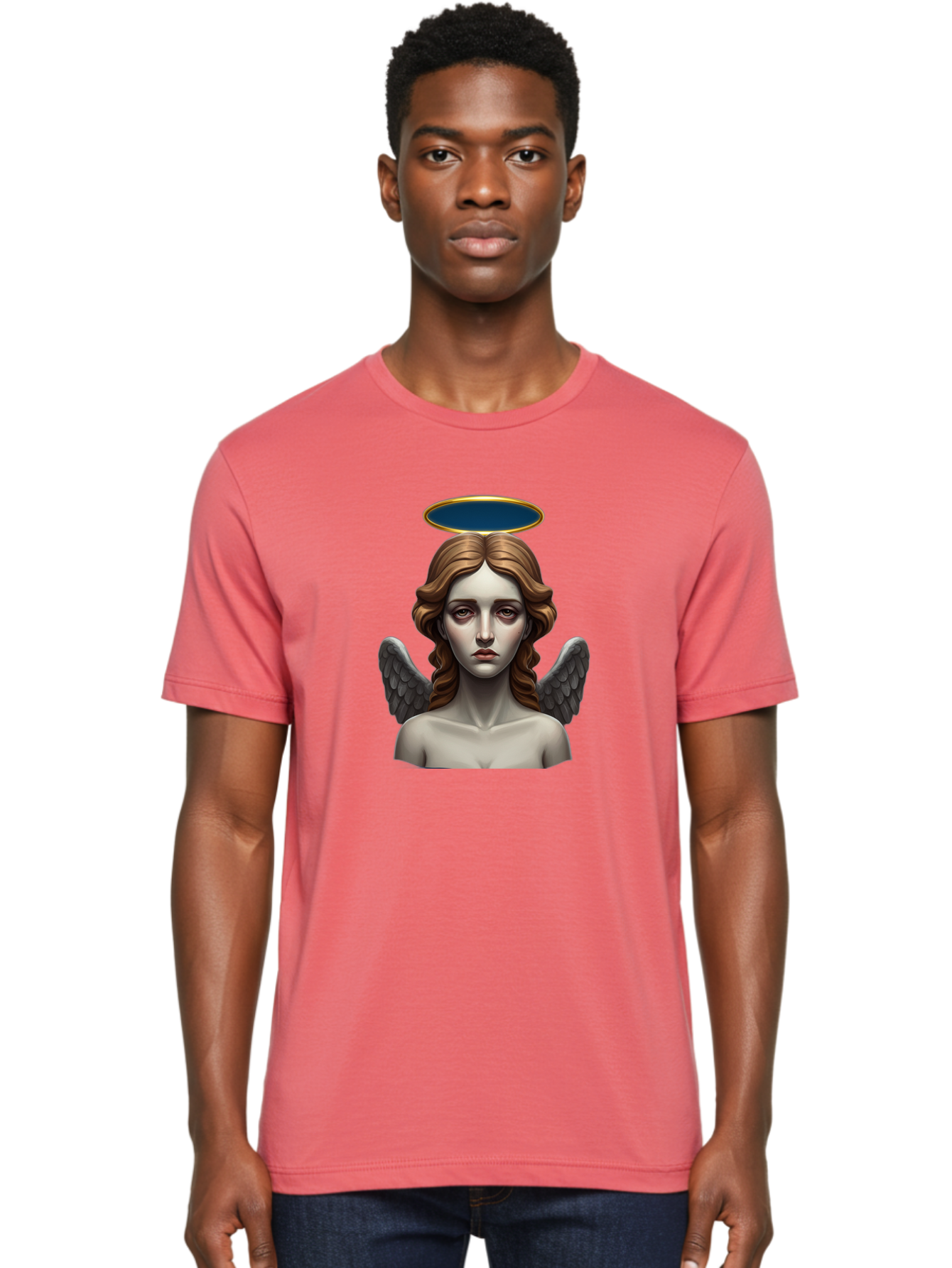 Angel-Statue Men'S Graphic Tee, 100% Cotton, Comfortable Casual Summer Wear, Machine Washable, Vintage Camera, Old Camera, Antique Camera, Black Camera, Classic Photography, Photography Equipment, Nostalgic Device, Film Camera, Camera Art Baj944