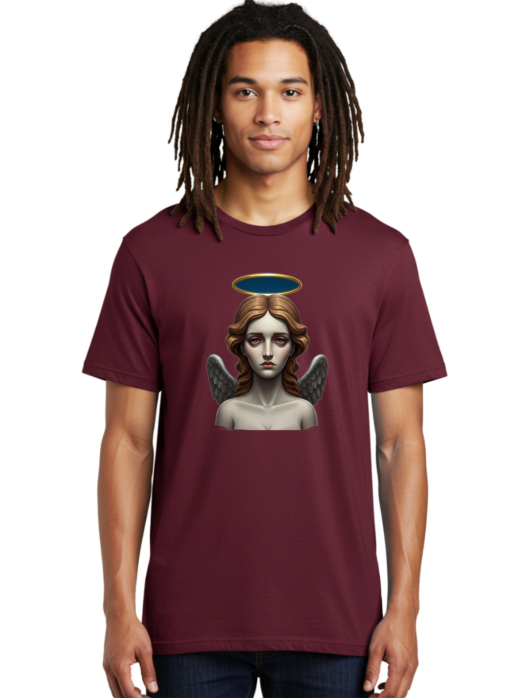 Angel-Statue Men'S Graphic Tee, 100% Cotton, Comfortable Casual Summer Wear, Machine Washable, Vintage Camera, Old Camera, Antique Camera, Black Camera, Classic Photography, Photography Equipment, Nostalgic Device, Film Camera, Camera Art Baj944