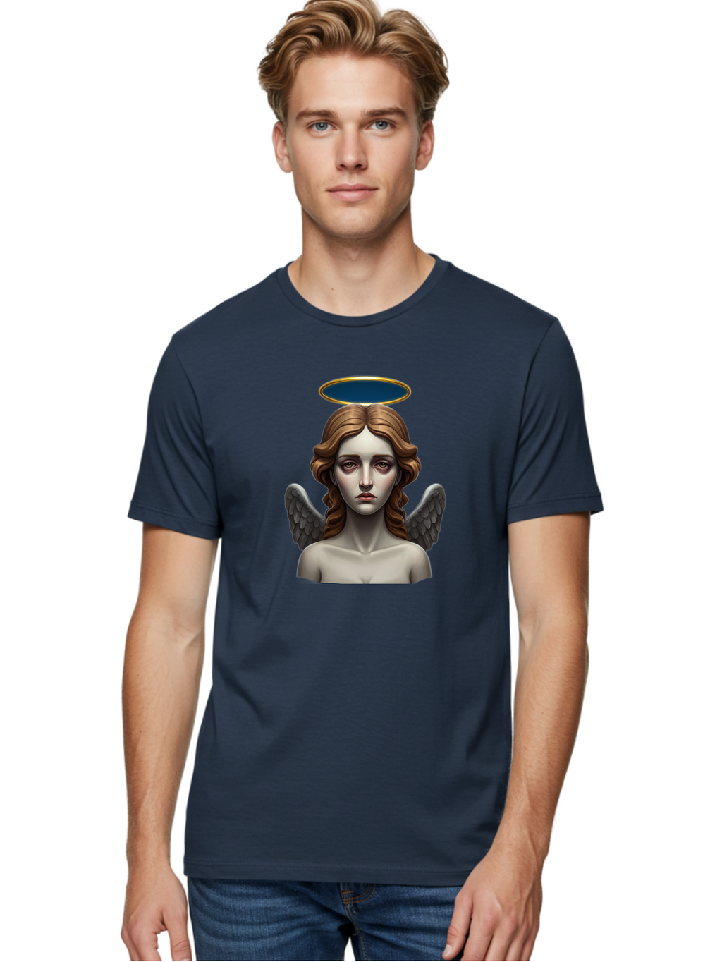 Angel-Statue Men'S Graphic Tee, 100% Cotton, Comfortable Casual Summer Wear, Machine Washable, Vintage Camera, Old Camera, Antique Camera, Black Camera, Classic Photography, Photography Equipment, Nostalgic Device, Film Camera, Camera Art Baj944