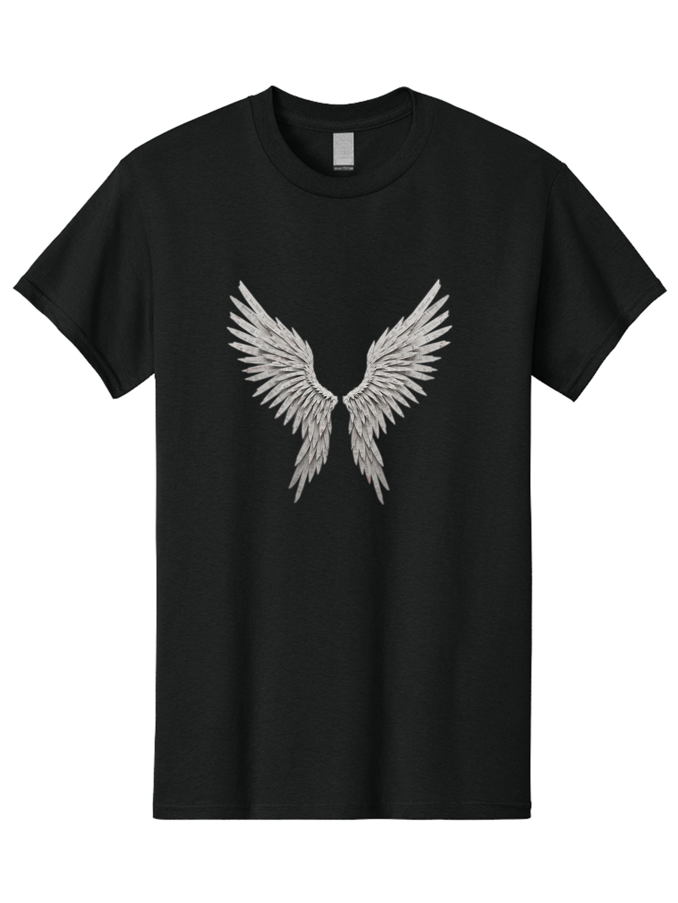 Angel-Wings-1 Men'S Graphic Tee, 100% Cotton, Comfortable Casual Summer Wear, Machine Washable, Vintage Camera, Old Camera, Antique Camera, Black Camera, Classic Photography, Photography Equipment, Nostalgic Device, Film Camera, Camera Art Baj945