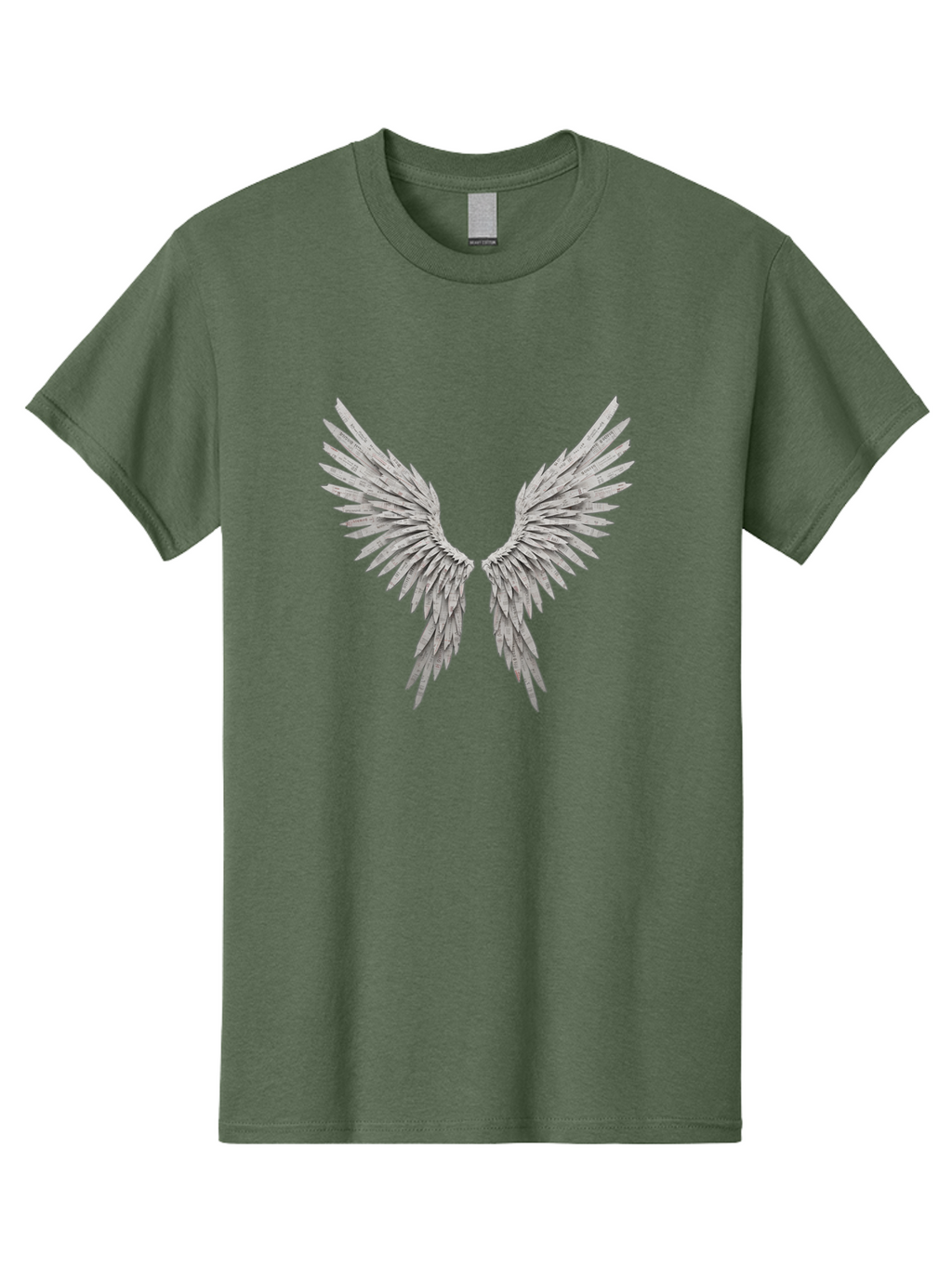 Angel-Wings-1 Men'S Graphic Tee, 100% Cotton, Comfortable Casual Summer Wear, Machine Washable, Vintage Camera, Old Camera, Antique Camera, Black Camera, Classic Photography, Photography Equipment, Nostalgic Device, Film Camera, Camera Art Baj945