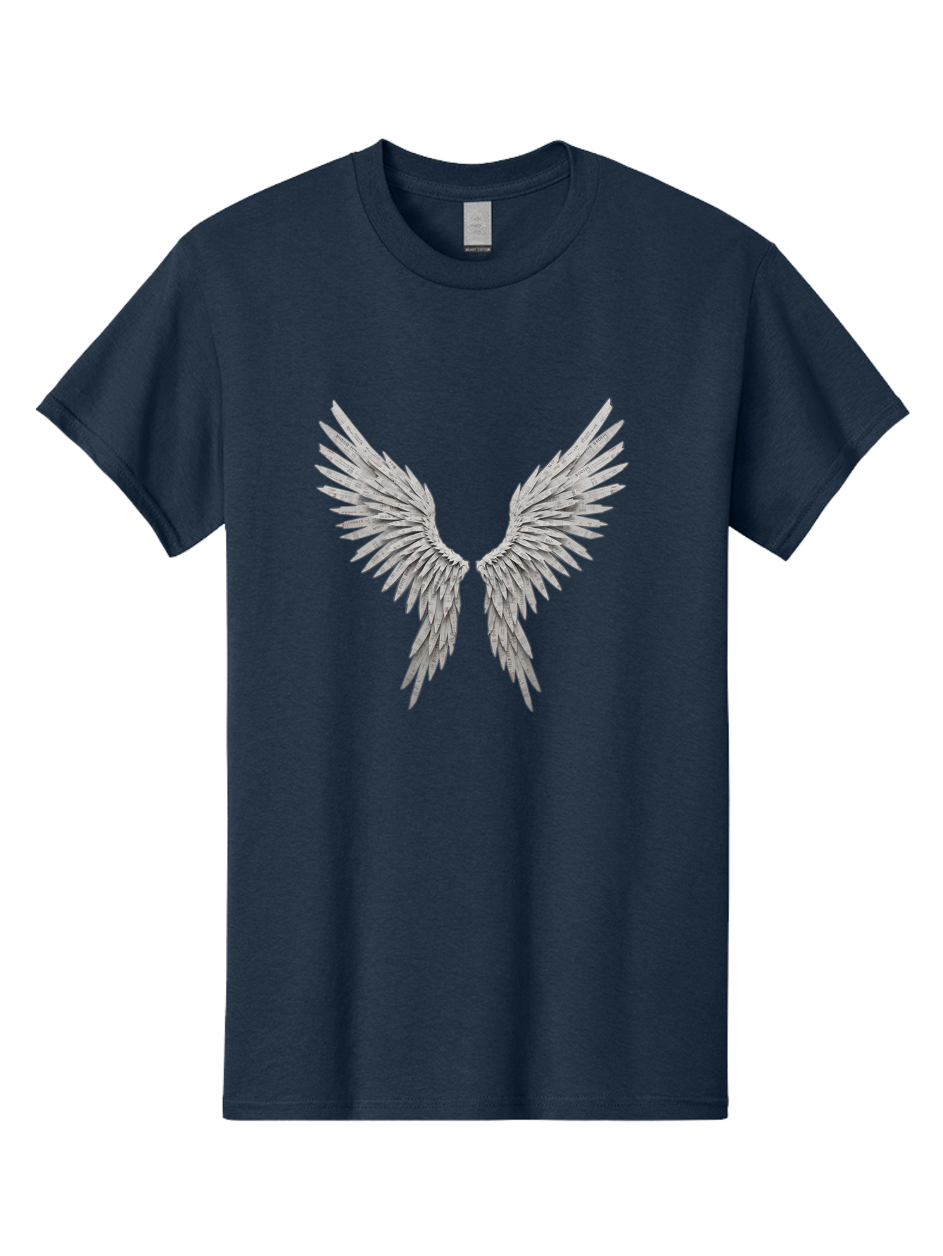 Angel-Wings-1 Men'S Graphic Tee, 100% Cotton, Comfortable Casual Summer Wear, Machine Washable, Vintage Camera, Old Camera, Antique Camera, Black Camera, Classic Photography, Photography Equipment, Nostalgic Device, Film Camera, Camera Art Baj945