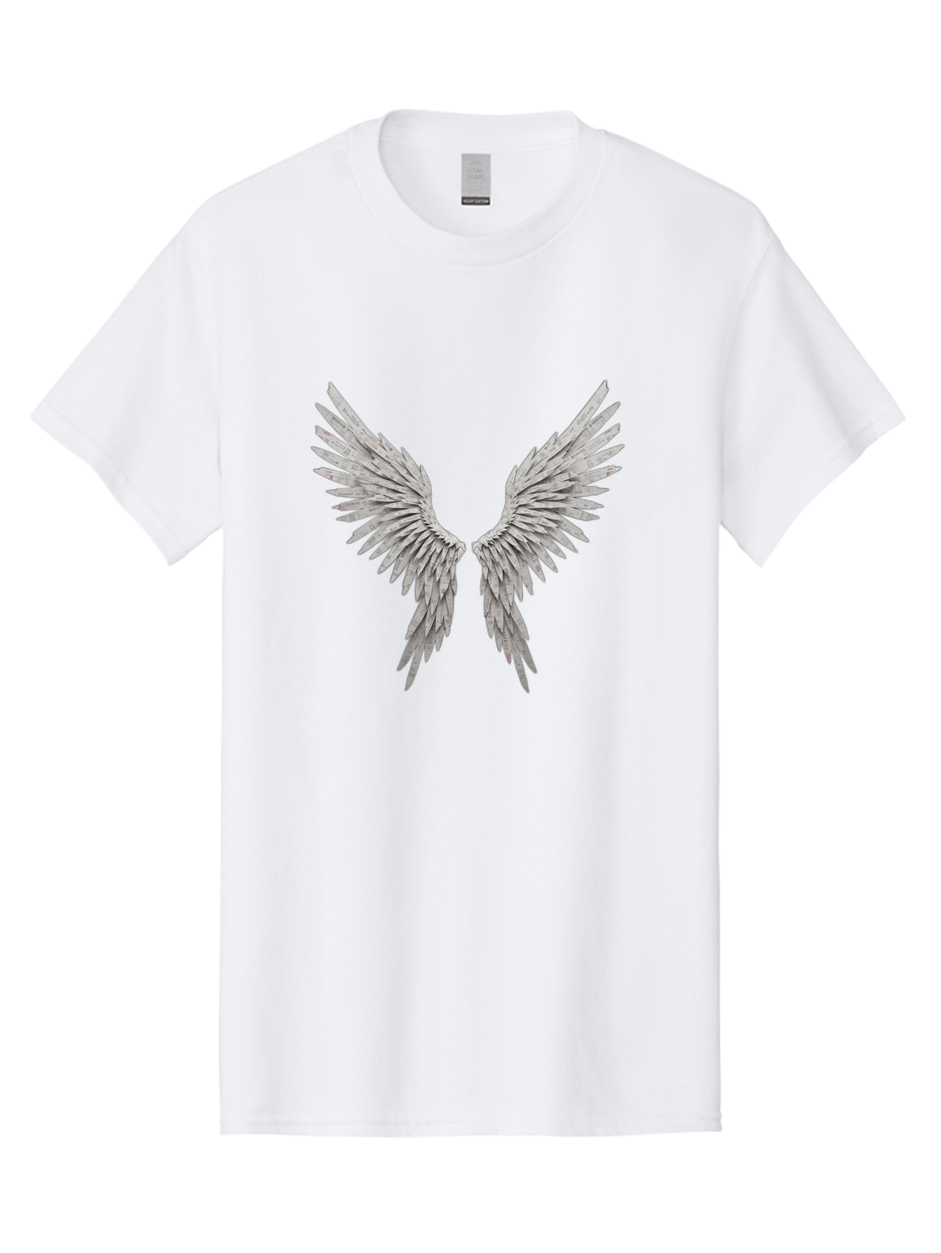 Angel-Wings-1 Men'S Graphic Tee, 100% Cotton, Comfortable Casual Summer Wear, Machine Washable, Vintage Camera, Old Camera, Antique Camera, Black Camera, Classic Photography, Photography Equipment, Nostalgic Device, Film Camera, Camera Art Baj945