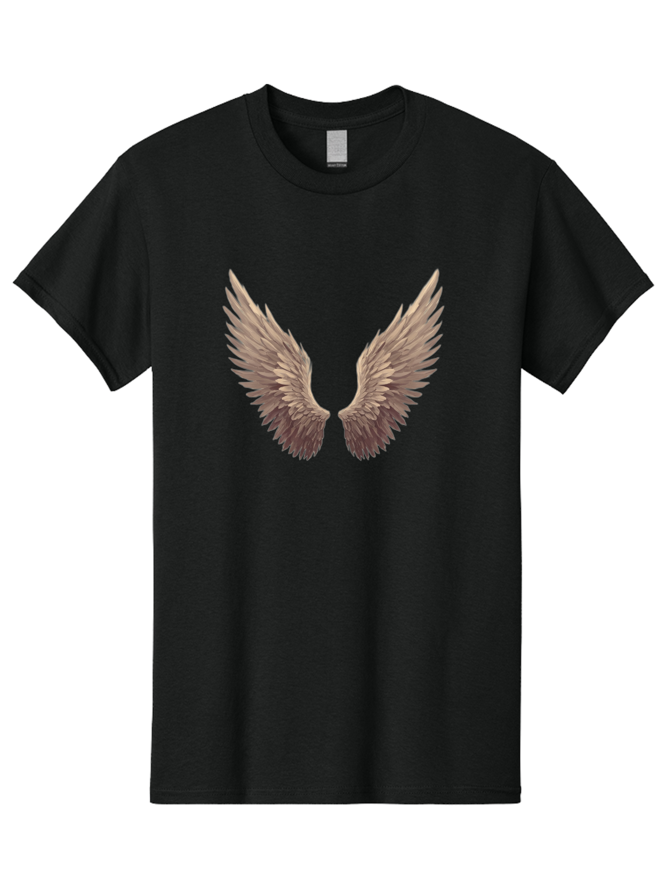 Angel-Wings-2 Men'S Graphic Tee, 100% Cotton, Comfortable Casual Summer Wear, Machine Washable, Vintage Camera, Old Camera, Antique Camera, Black Camera, Classic Photography, Photography Equipment, Nostalgic Device, Film Camera, Camera Art Baj946