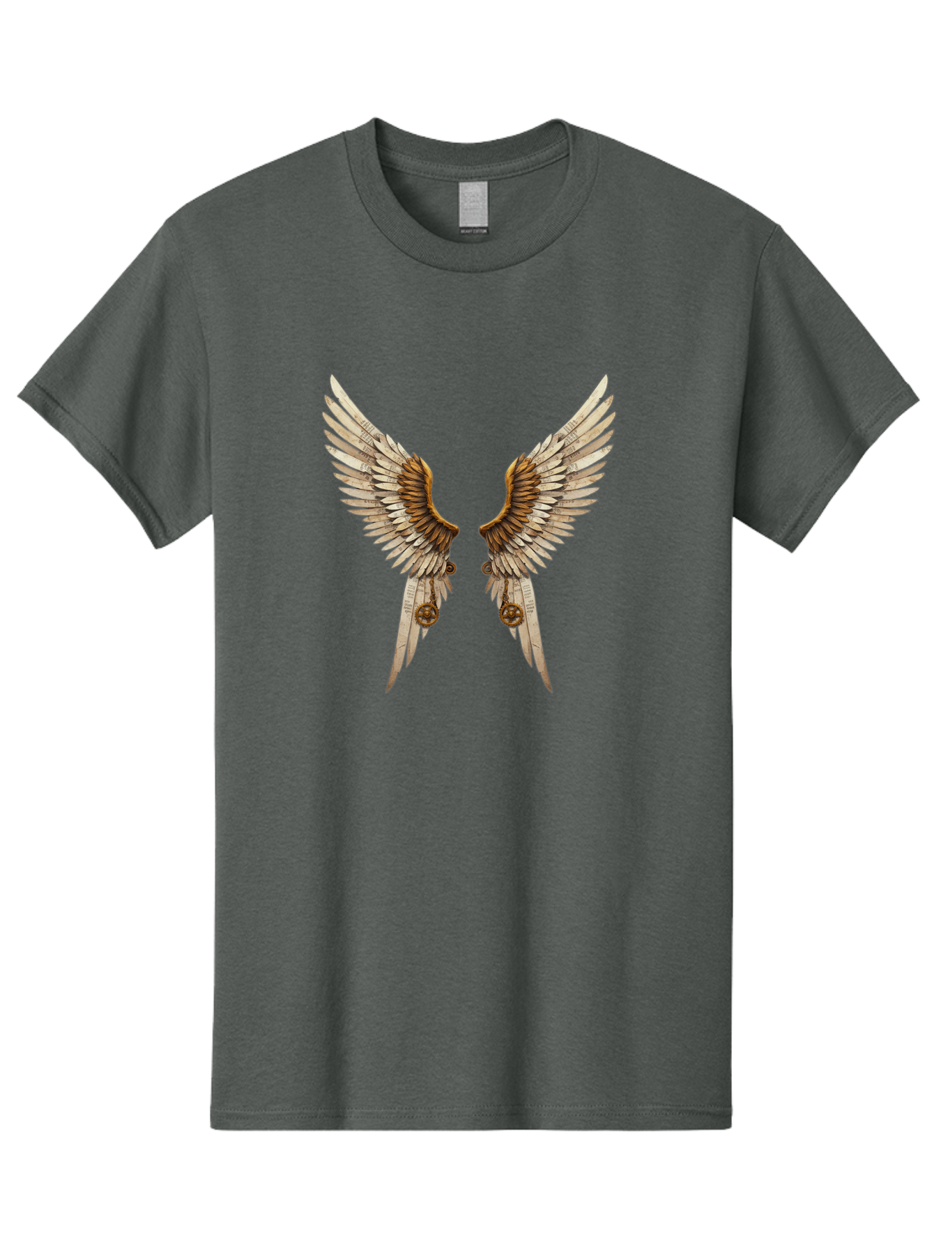 Angel-Wings-3 Men'S Graphic Tee, 100% Cotton, Comfortable Casual Summer Wear, Machine Washable, Vintage Camera, Old Camera, Antique Camera, Black Camera, Classic Photography, Photography Equipment, Nostalgic Device, Film Camera, Camera Art Baj947