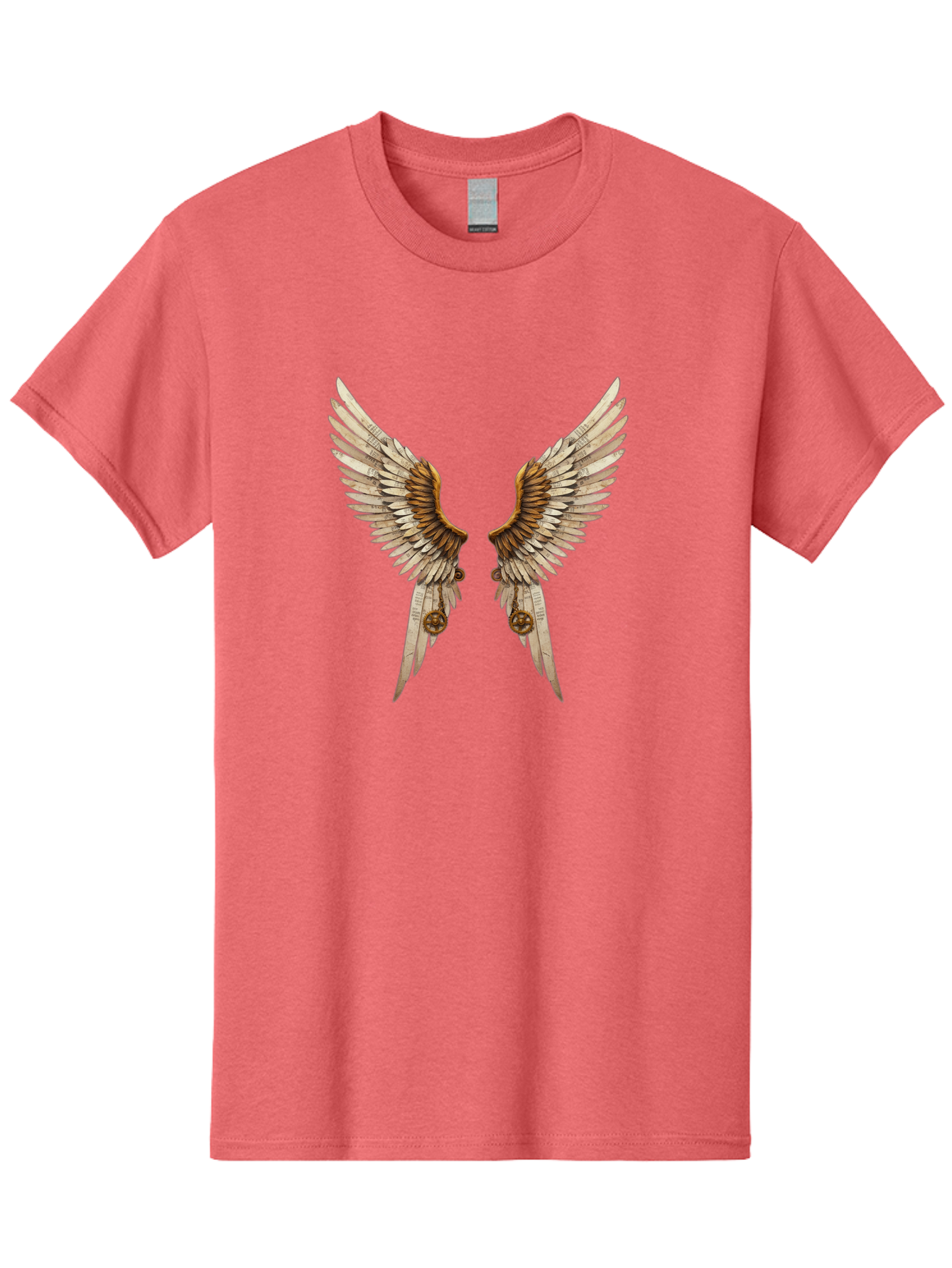 Angel-Wings-3 Men'S Graphic Tee, 100% Cotton, Comfortable Casual Summer Wear, Machine Washable, Vintage Camera, Old Camera, Antique Camera, Black Camera, Classic Photography, Photography Equipment, Nostalgic Device, Film Camera, Camera Art Baj947