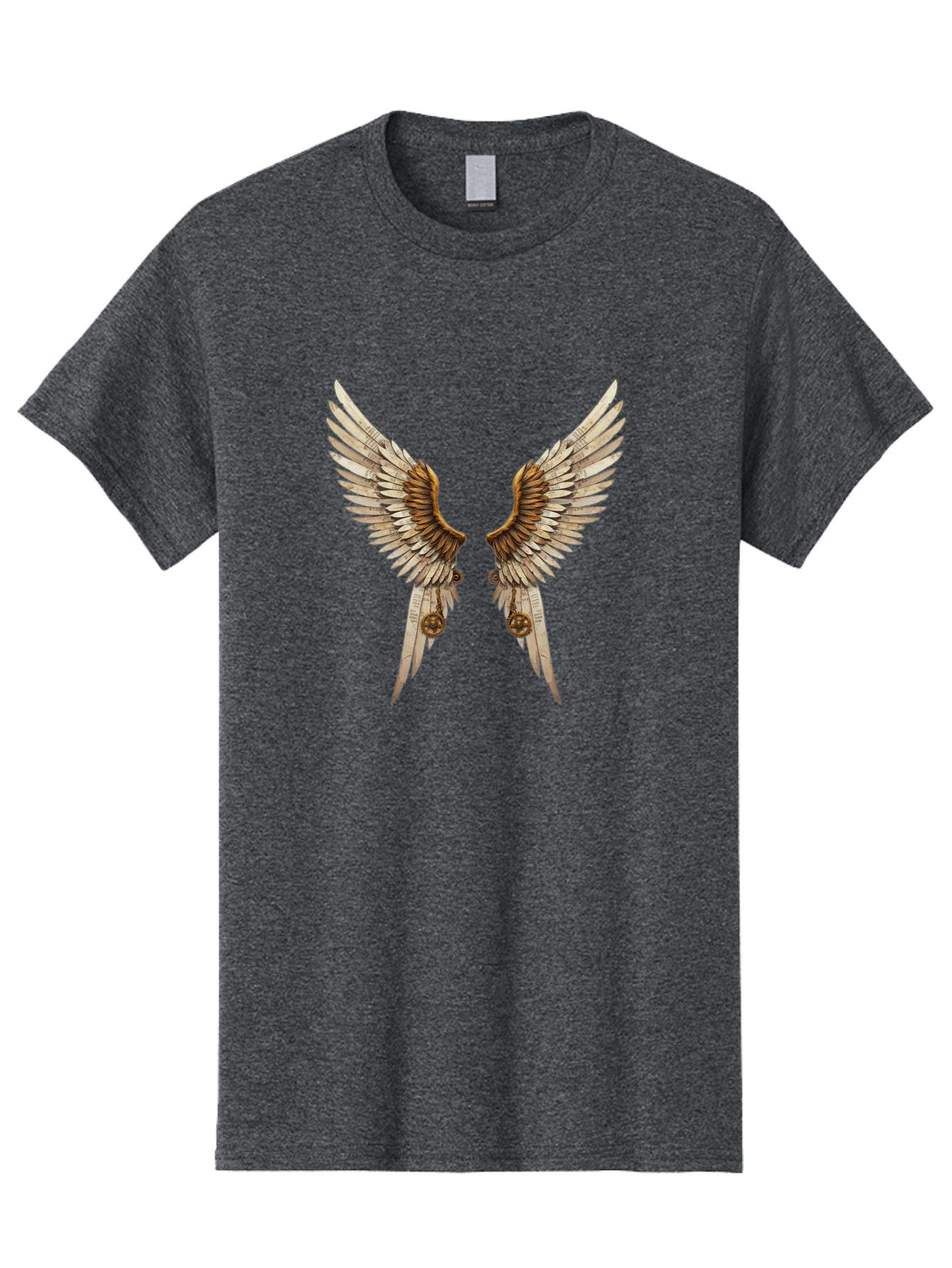 Angel-Wings-3 Men'S Graphic Tee, 100% Cotton, Comfortable Casual Summer Wear, Machine Washable, Vintage Camera, Old Camera, Antique Camera, Black Camera, Classic Photography, Photography Equipment, Nostalgic Device, Film Camera, Camera Art Baj947