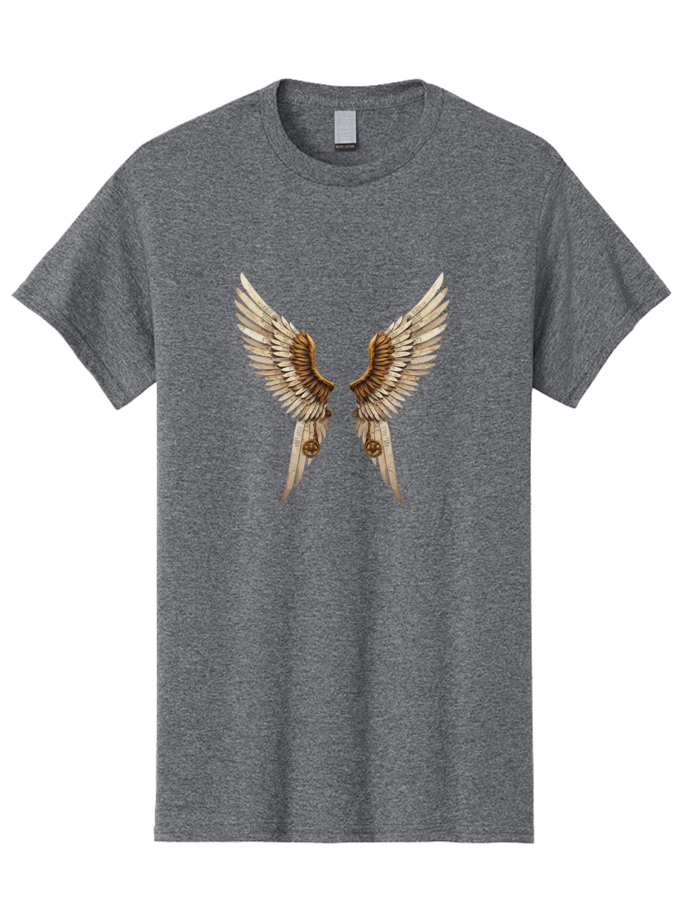 Angel-Wings-3 Men'S Graphic Tee, 100% Cotton, Comfortable Casual Summer Wear, Machine Washable, Vintage Camera, Old Camera, Antique Camera, Black Camera, Classic Photography, Photography Equipment, Nostalgic Device, Film Camera, Camera Art Baj947