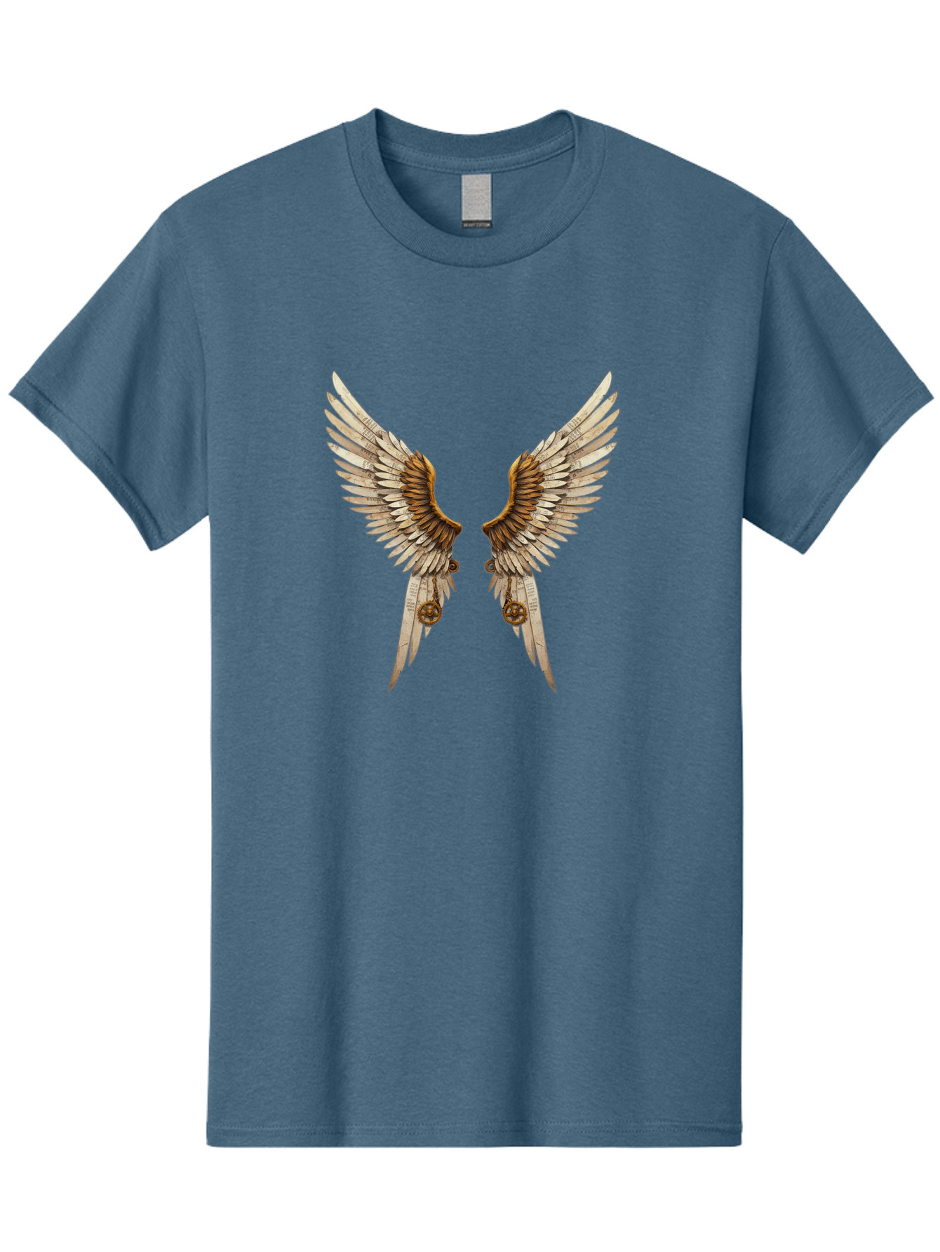 Angel-Wings-3 Men'S Graphic Tee, 100% Cotton, Comfortable Casual Summer Wear, Machine Washable, Vintage Camera, Old Camera, Antique Camera, Black Camera, Classic Photography, Photography Equipment, Nostalgic Device, Film Camera, Camera Art Baj947