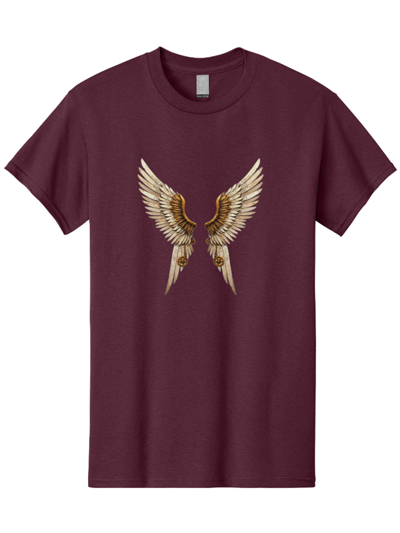 Angel-Wings-3 Men'S Graphic Tee, 100% Cotton, Comfortable Casual Summer Wear, Machine Washable, Vintage Camera, Old Camera, Antique Camera, Black Camera, Classic Photography, Photography Equipment, Nostalgic Device, Film Camera, Camera Art Baj947