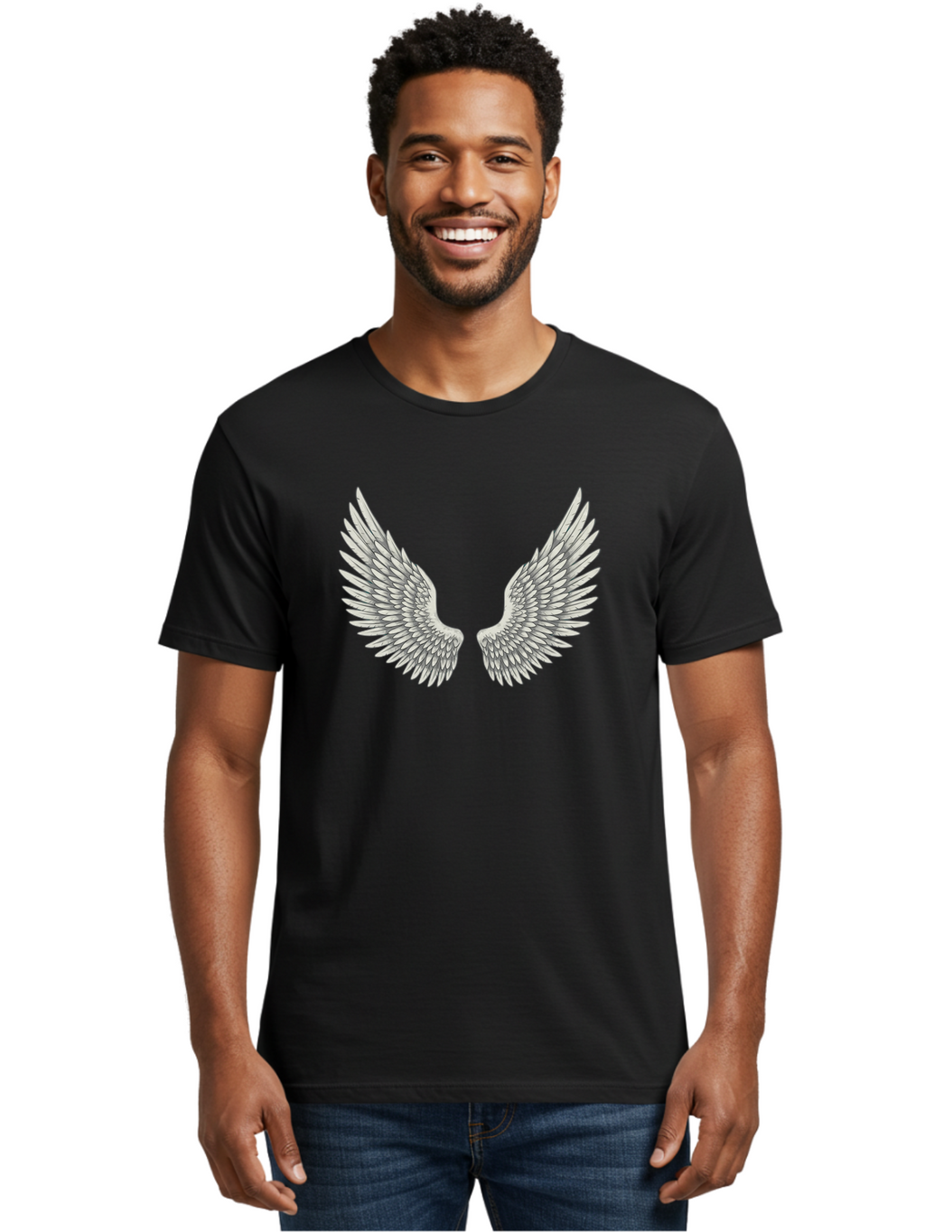 Angel-Wings Men'S Graphic Tee, 100% Cotton, Comfortable Casual Summer Wear, Machine Washable, Vintage Camera, Old Camera, Antique Camera, Black Camera, Classic Photography, Photography Equipment, Nostalgic Device, Film Camera, Camera Art Baj948