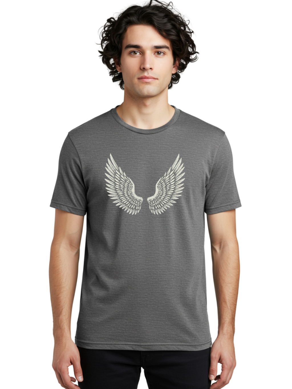 Angel-Wings Men'S Graphic Tee, 100% Cotton, Comfortable Casual Summer Wear, Machine Washable, Vintage Camera, Old Camera, Antique Camera, Black Camera, Classic Photography, Photography Equipment, Nostalgic Device, Film Camera, Camera Art Baj948