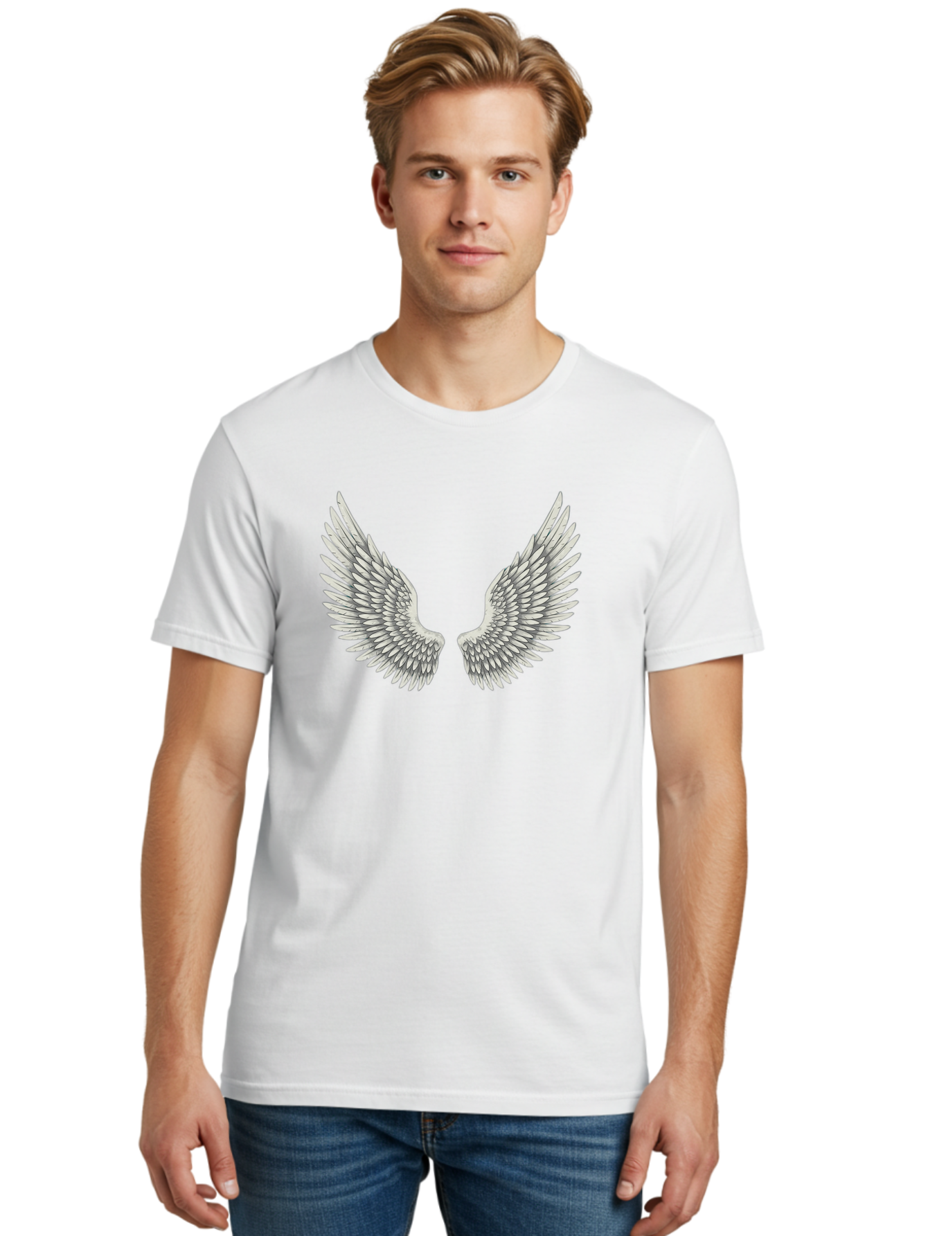 Angel-Wings Men'S Graphic Tee, 100% Cotton, Comfortable Casual Summer Wear, Machine Washable, Vintage Camera, Old Camera, Antique Camera, Black Camera, Classic Photography, Photography Equipment, Nostalgic Device, Film Camera, Camera Art Baj948