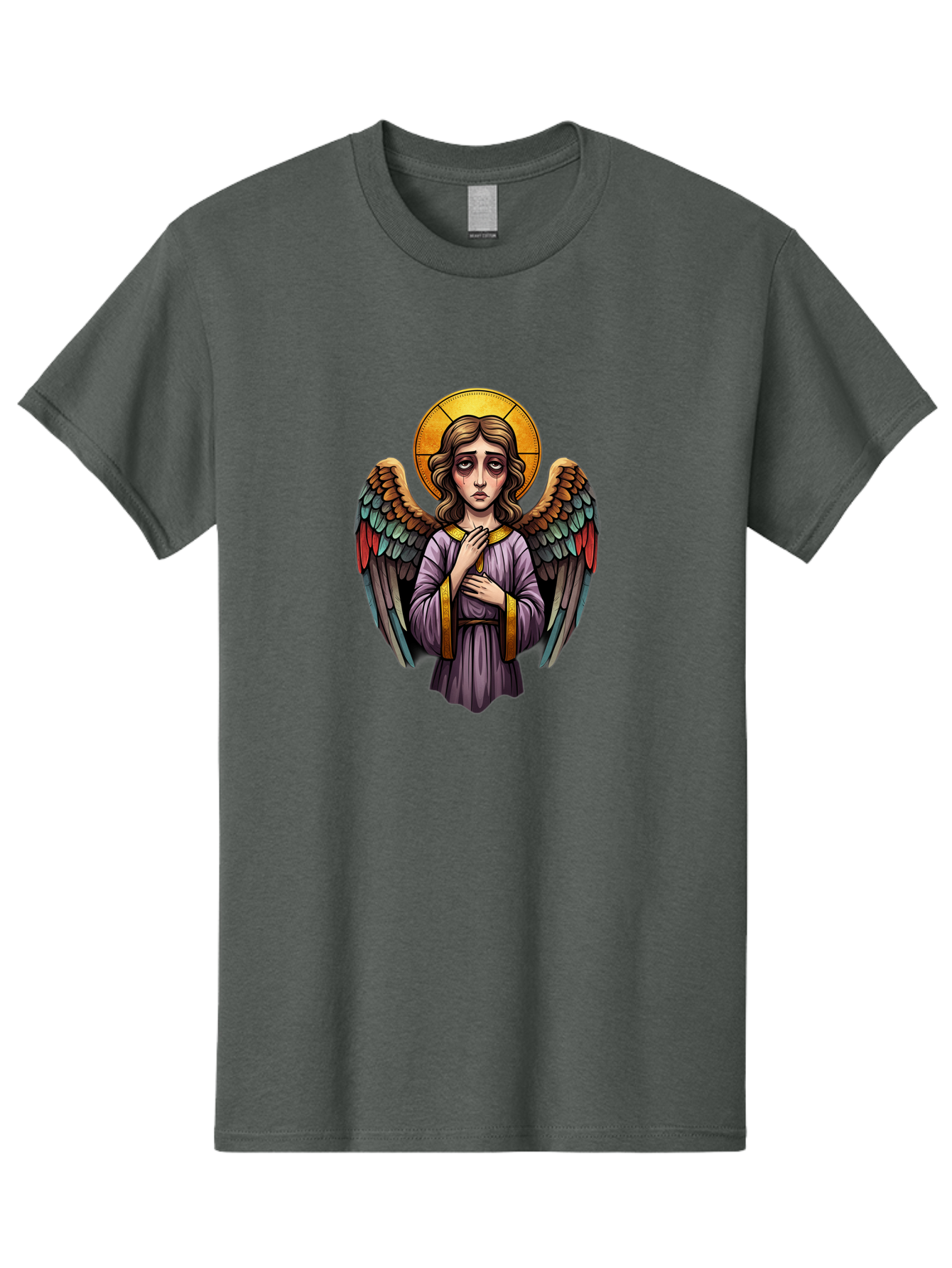 Angel Men'S Graphic Tee, 100% Cotton, Comfortable Casual Summer Wear, Machine Washable, Vintage Camera, Old Camera, Antique Camera, Black Camera, Classic Photography, Photography Equipment, Nostalgic Device, Film Camera, Camera Art Baj949