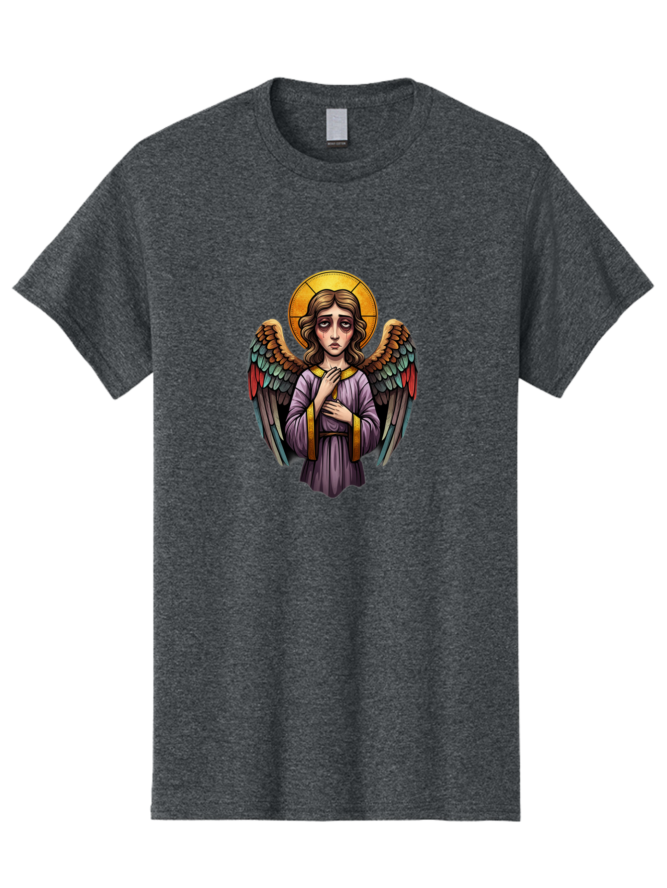 Angel Men'S Graphic Tee, 100% Cotton, Comfortable Casual Summer Wear, Machine Washable, Vintage Camera, Old Camera, Antique Camera, Black Camera, Classic Photography, Photography Equipment, Nostalgic Device, Film Camera, Camera Art Baj949