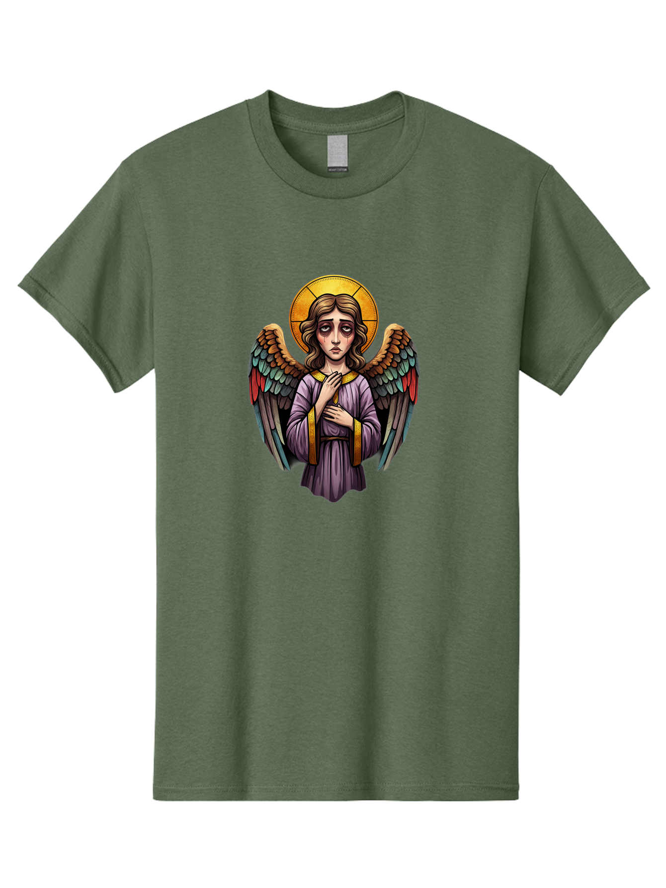 Angel Men'S Graphic Tee, 100% Cotton, Comfortable Casual Summer Wear, Machine Washable, Vintage Camera, Old Camera, Antique Camera, Black Camera, Classic Photography, Photography Equipment, Nostalgic Device, Film Camera, Camera Art Baj949