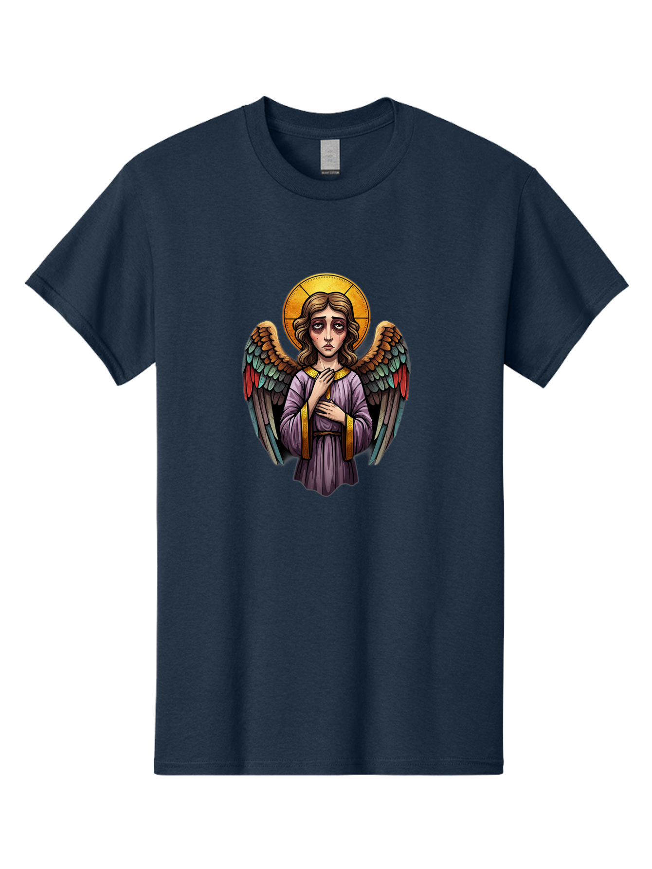 Angel Men'S Graphic Tee, 100% Cotton, Comfortable Casual Summer Wear, Machine Washable, Vintage Camera, Old Camera, Antique Camera, Black Camera, Classic Photography, Photography Equipment, Nostalgic Device, Film Camera, Camera Art Baj949