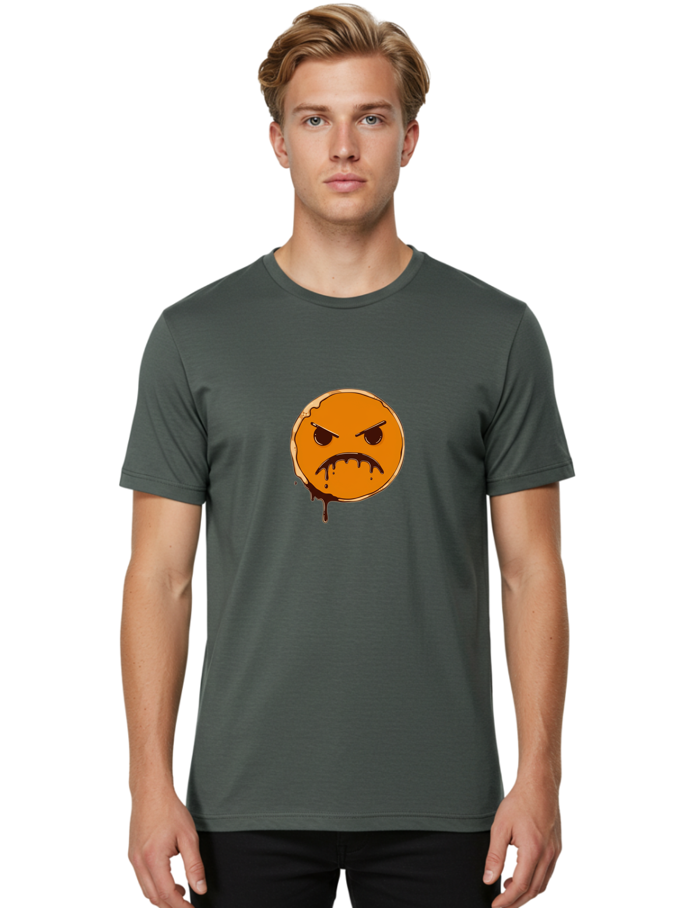 Angry-Donut Men'S Graphic Tee, 100% Cotton, Comfortable Casual Summer Wear, Machine Washable, Vintage Camera, Old Camera, Antique Camera, Black Camera, Classic Photography, Photography Equipment, Nostalgic Device, Film Camera, Camera Art Baj950
