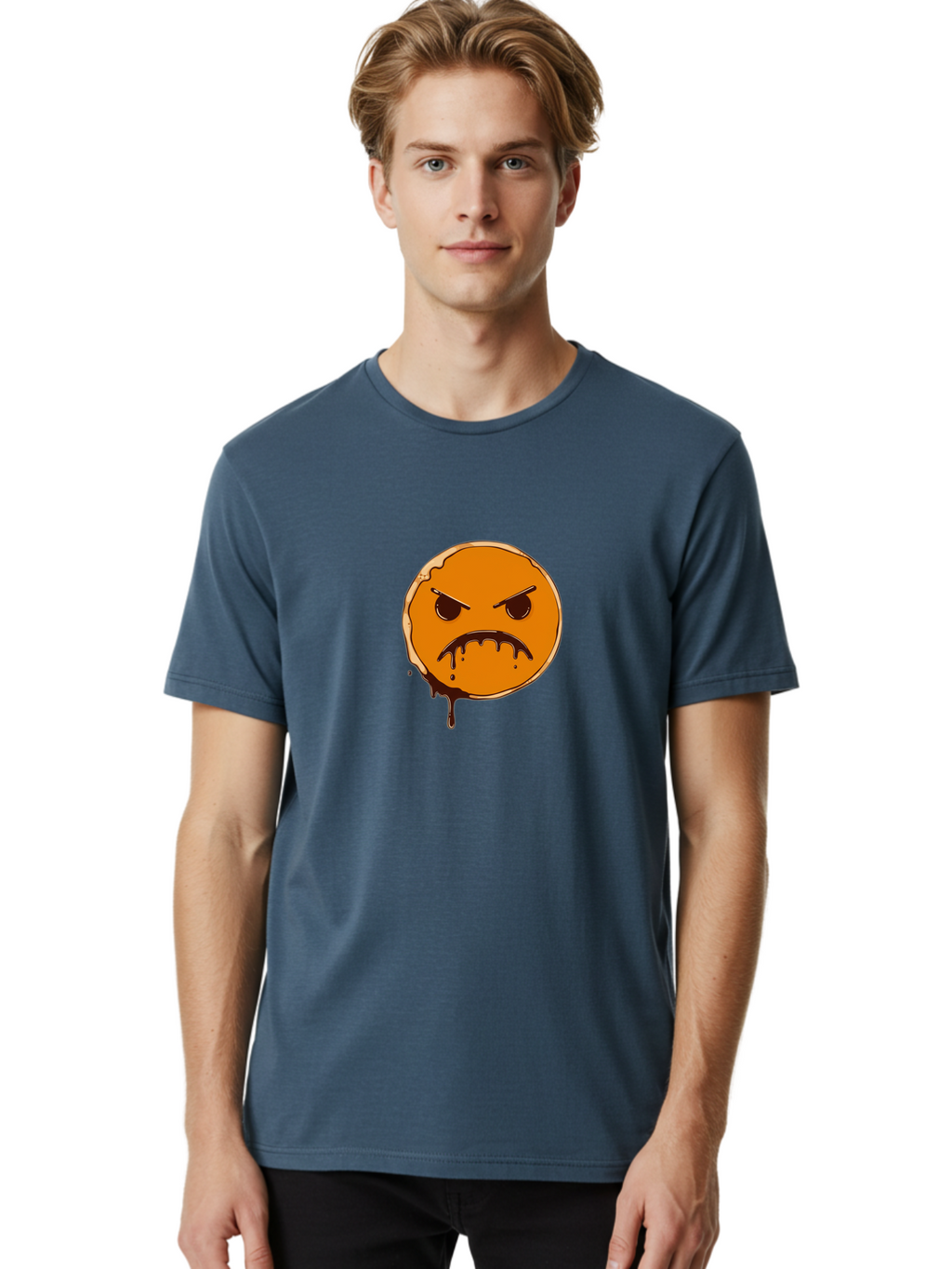 Angry-Donut Men'S Graphic Tee, 100% Cotton, Comfortable Casual Summer Wear, Machine Washable, Vintage Camera, Old Camera, Antique Camera, Black Camera, Classic Photography, Photography Equipment, Nostalgic Device, Film Camera, Camera Art Baj950